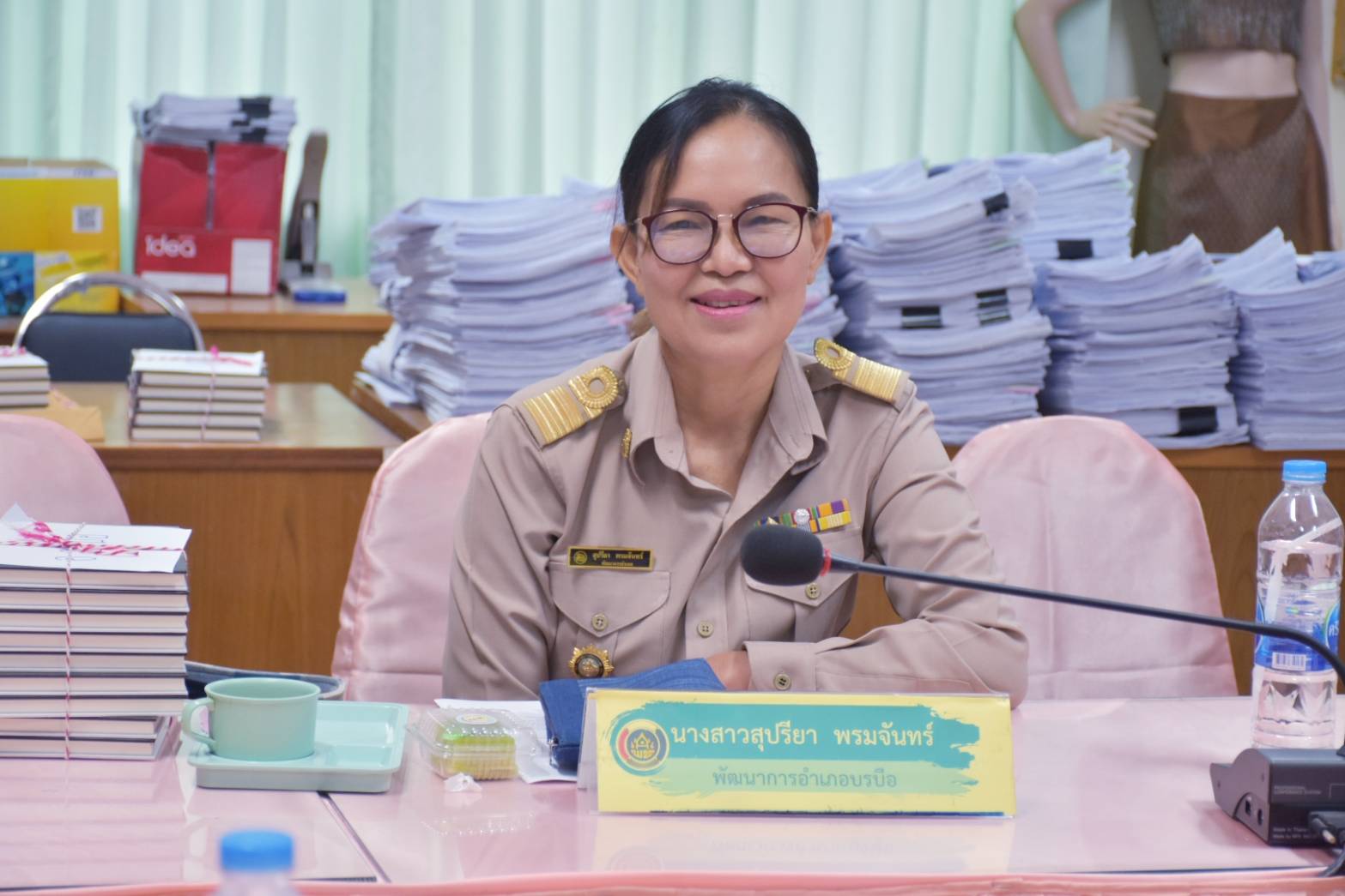 18 พฤศจิกายน 2562 เวลา 08.00 น. พัฒนาชุมชนมหาสารคาม ร่วมรับฟังการประชุมหารือข้อราชการประจำสัปดาห์ (Morning Brief) ครั้งที่ 23/2562