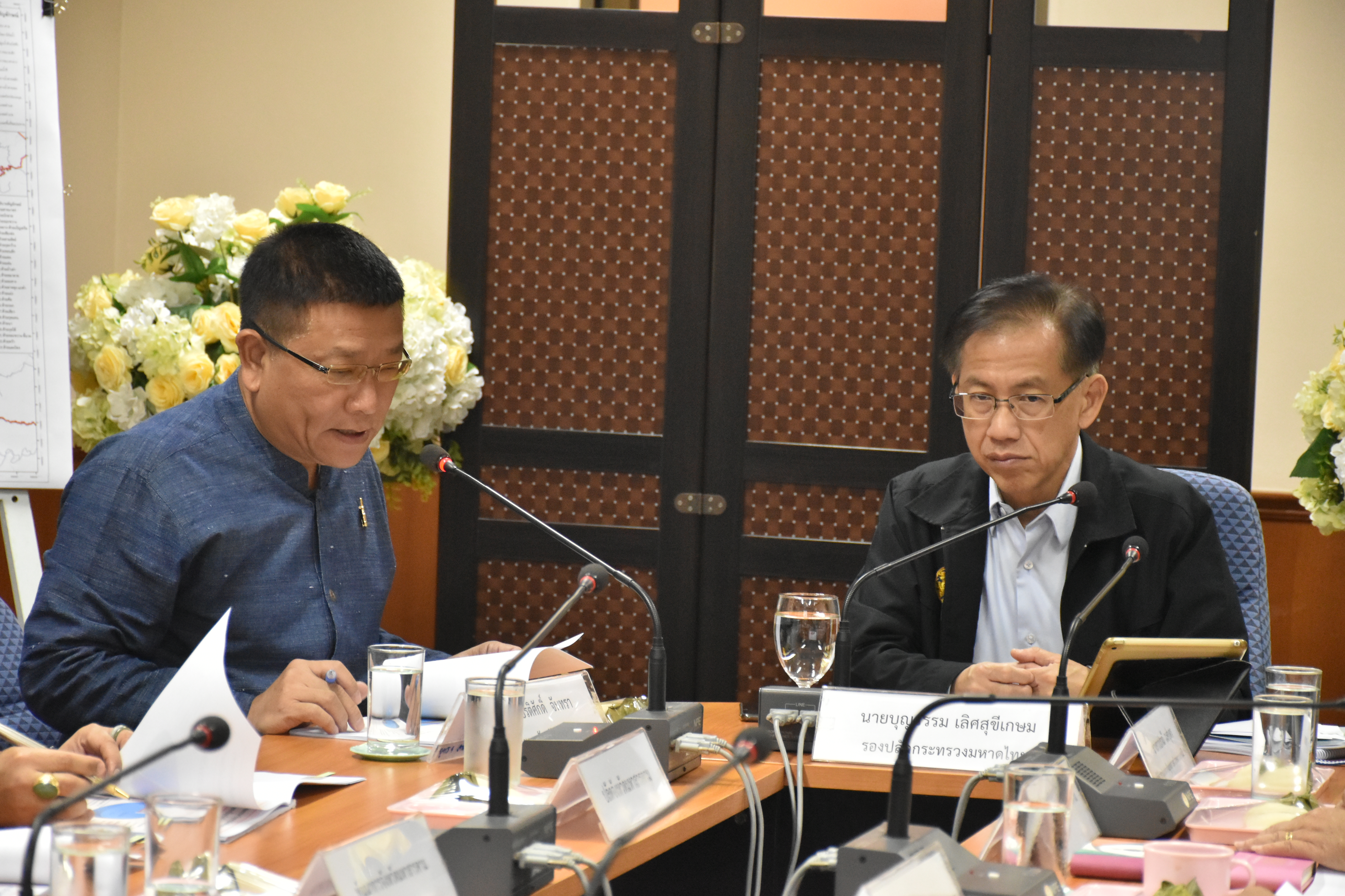 29 พฤศจิกายน 2562 เวลา 14.00 น. รับการตรวจติดตามการปฏิบัติราชการของรองปลัดกระทรวงมหาดไทย (ายบุญธรรม เลิศสุขีเกษม)