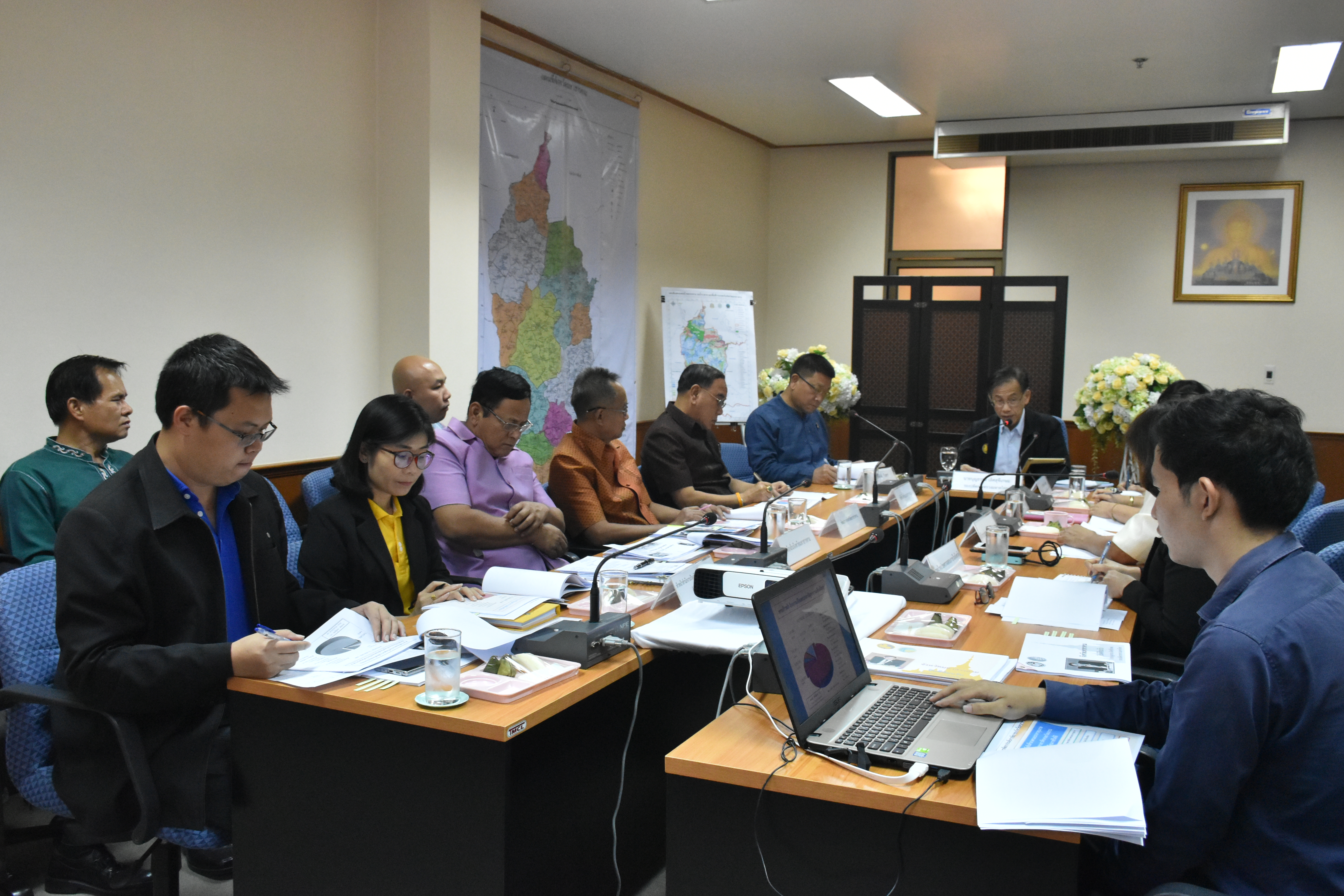 29 พฤศจิกายน 2562 เวลา 14.00 น. รับการตรวจติดตามการปฏิบัติราชการของรองปลัดกระทรวงมหาดไทย (ายบุญธรรม เลิศสุขีเกษม)