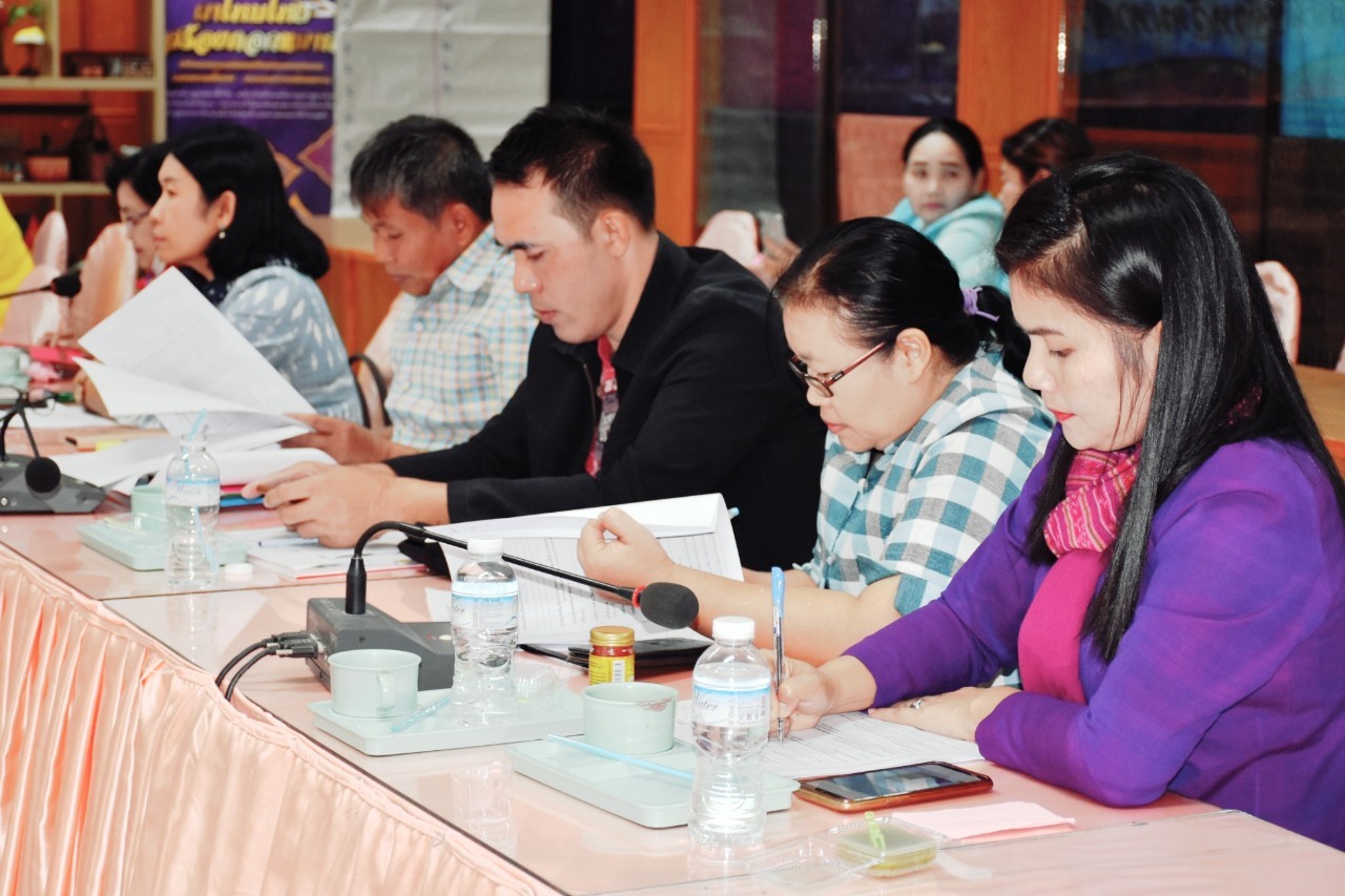 ๑๓ ธันวาคม ๒๕๖๒ เวลา ๐๙.๓๐ น. การประชุมคณะทำงานขับเคลื่อนกองทุนพัฒนาบทบาทสตรี ระดับจังหวัด ครั้งที่ ๑๑/๒๕๖๒