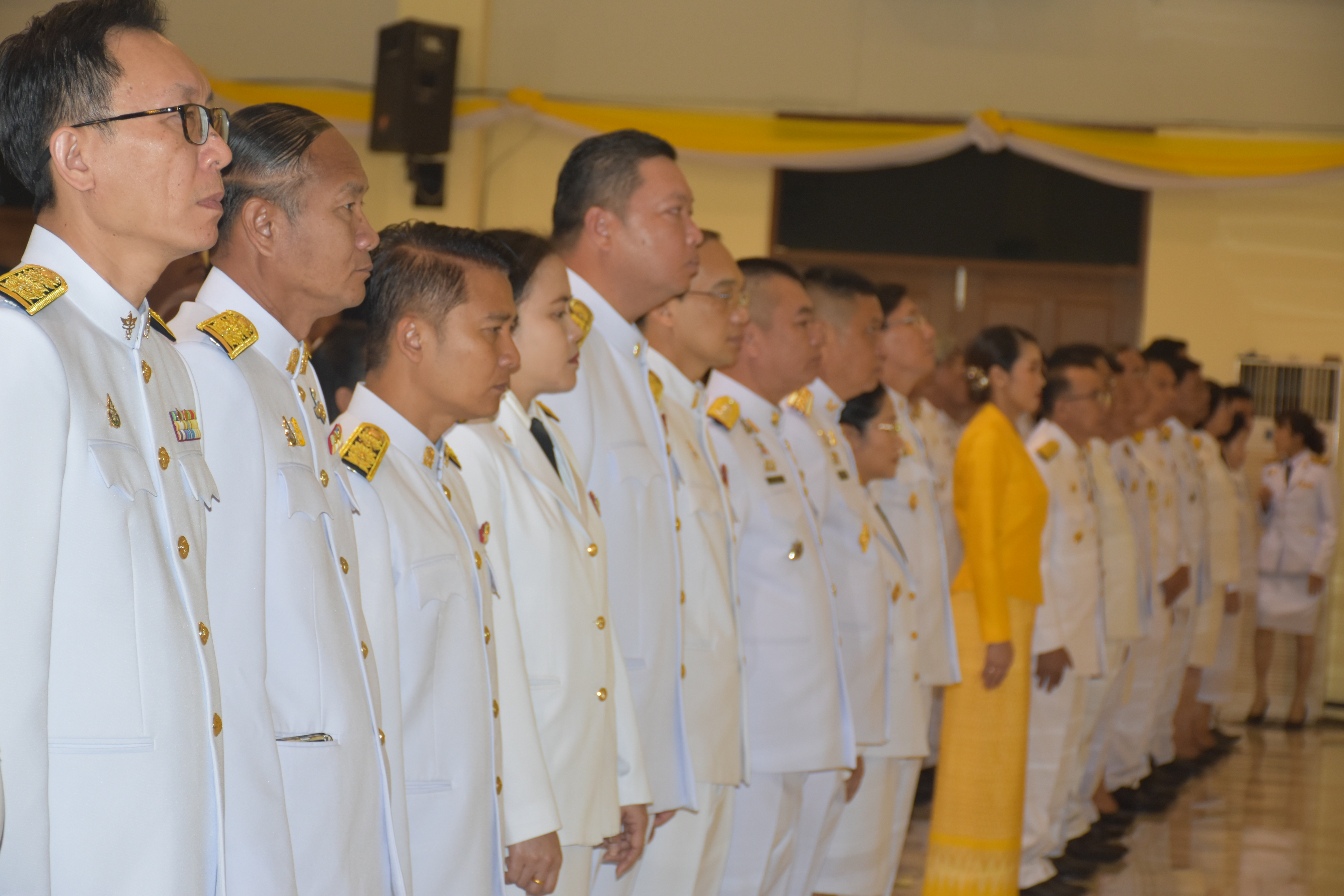 5 ธันวาคม 2562  พัฒนาชุมชนจังหวัดมหาสารคาม ร่วมพิธีการจัดกิจกรรมเนื่องในวันพ่อแห่งชาติ 5 ธันวาคม 2562
