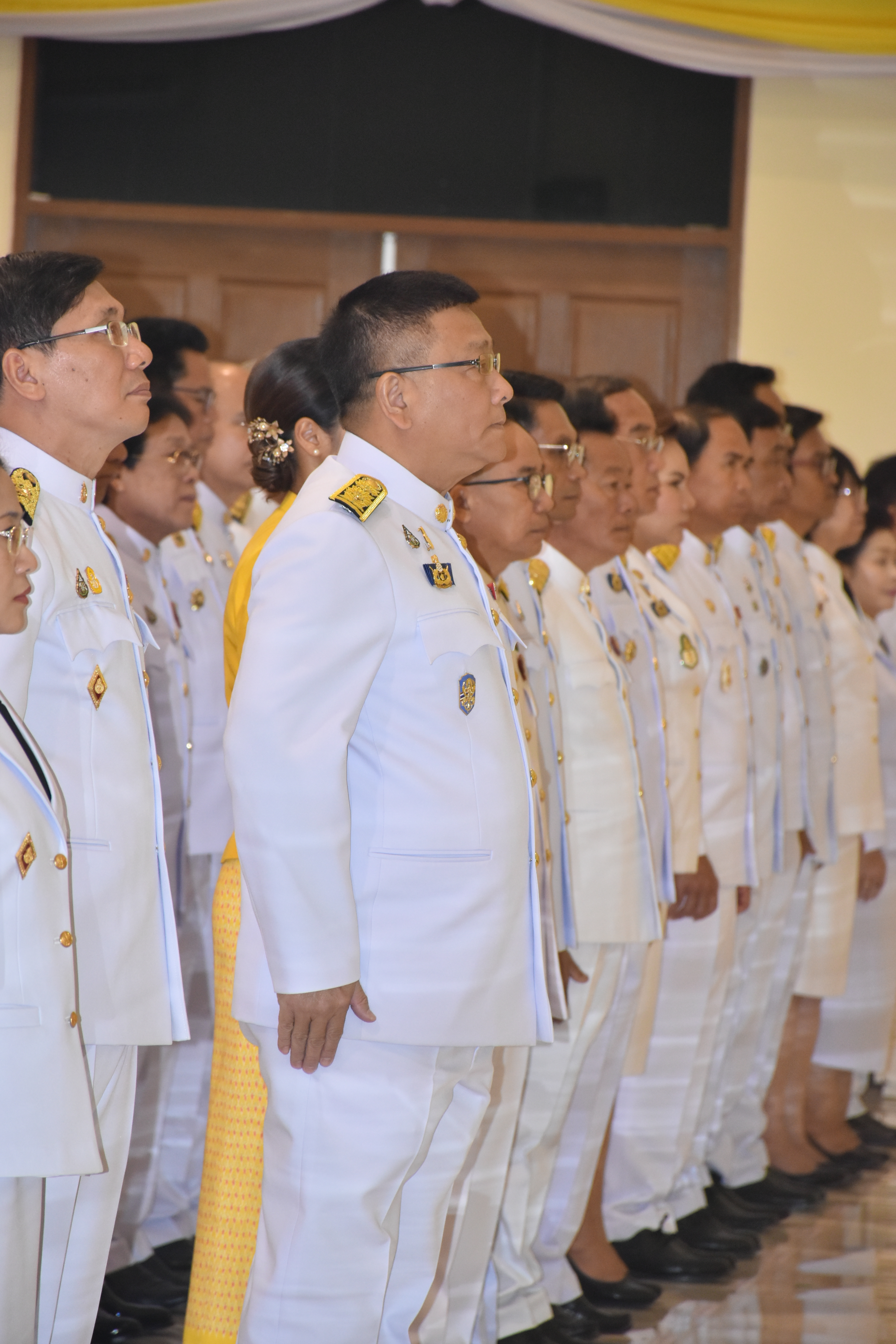 5 ธันวาคม 2562  พัฒนาชุมชนจังหวัดมหาสารคาม ร่วมพิธีการจัดกิจกรรมเนื่องในวันพ่อแห่งชาติ 5 ธันวาคม 2562
