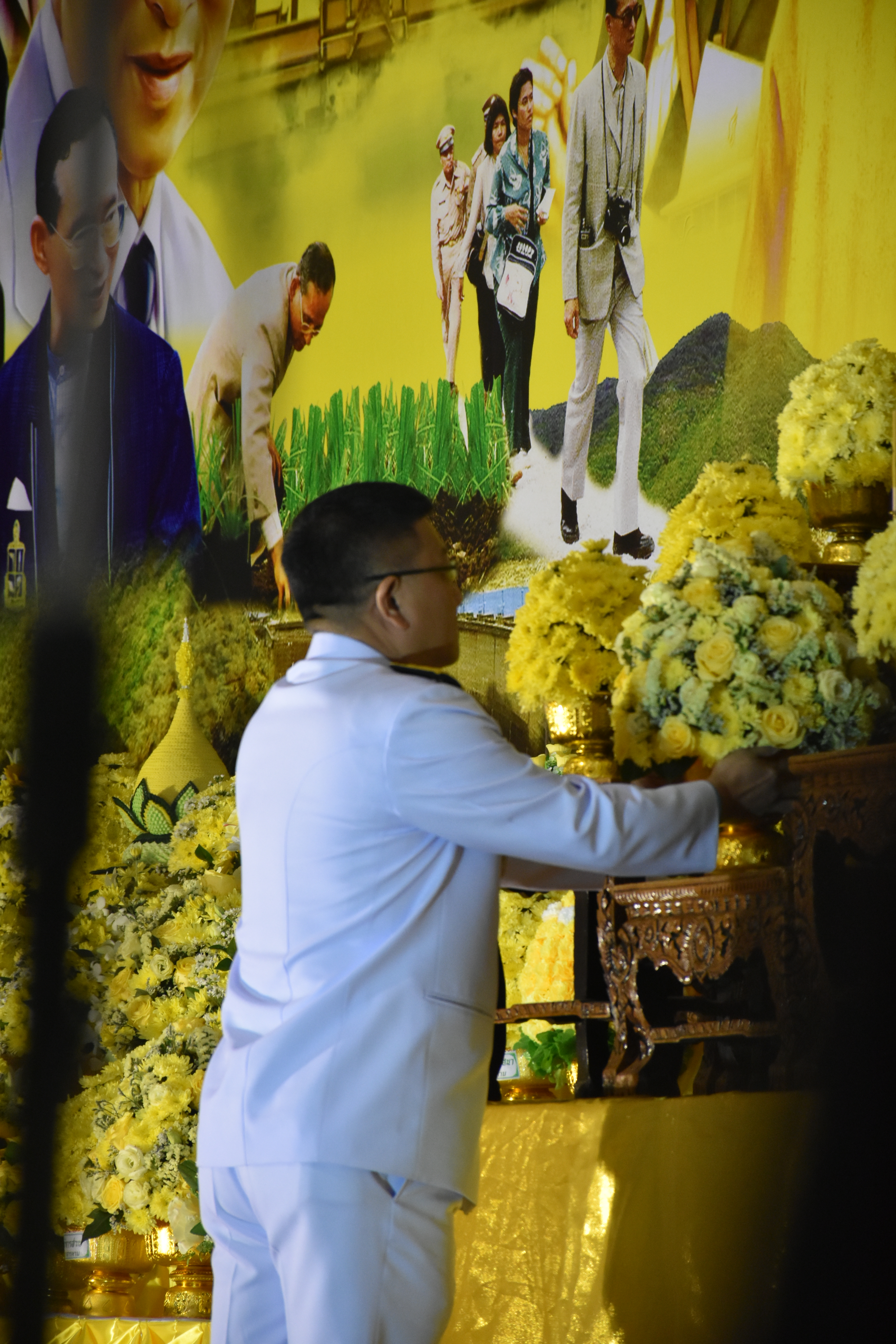 5 ธันวาคม 2562  พัฒนาชุมชนจังหวัดมหาสารคาม ร่วมพิธีการจัดกิจกรรมเนื่องในวันพ่อแห่งชาติ 5 ธันวาคม 2562