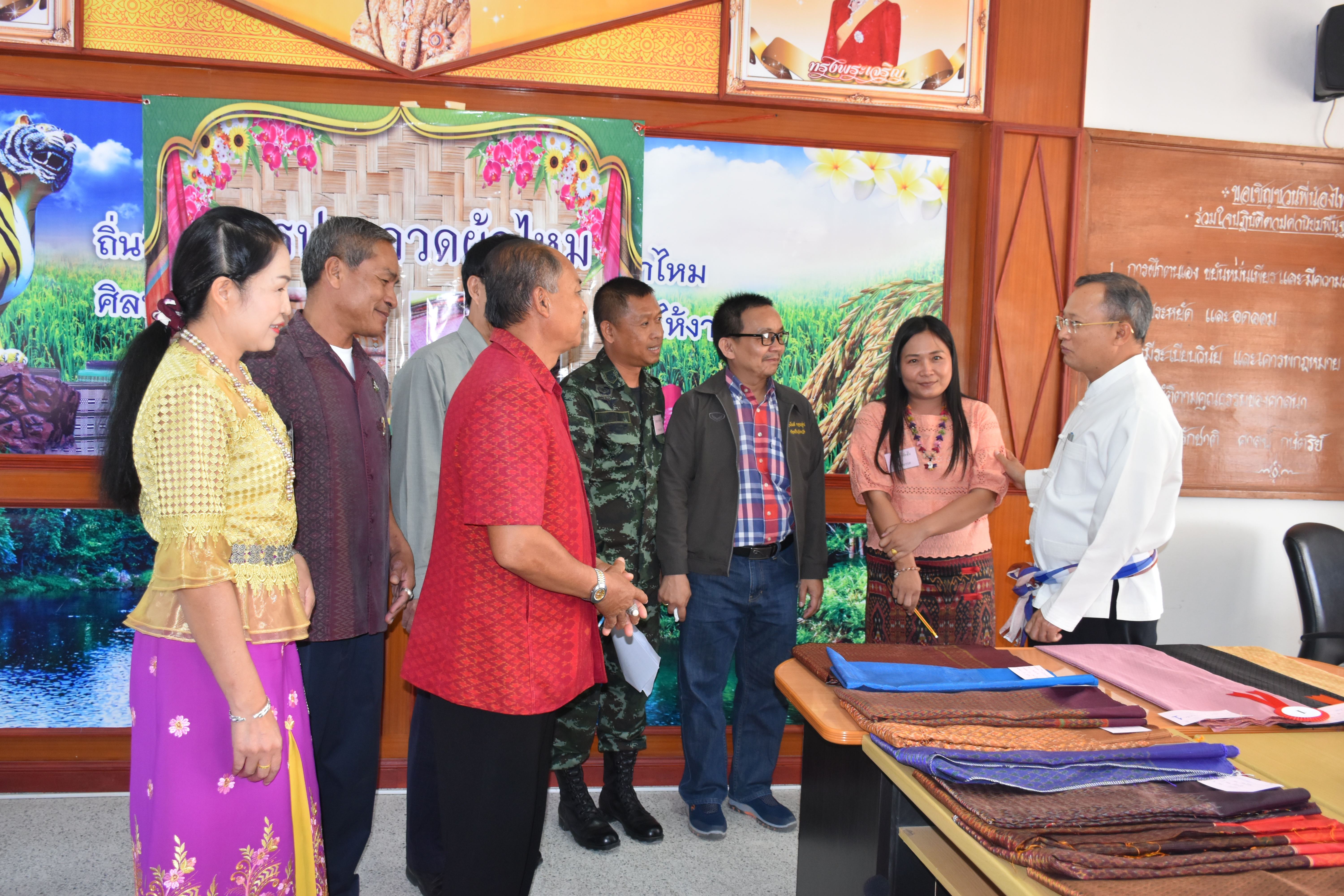 @ มหาสารคาม เมืองตักสิลานคร 18 ธันวาคม 2562 ผู้ตรวจราชการกระทรวงมหาดไทย(นายทวีป บุตรโพธิ์) ตรวจติดตามผลการดำเนินงานของจังหวัดมหาสารคาม