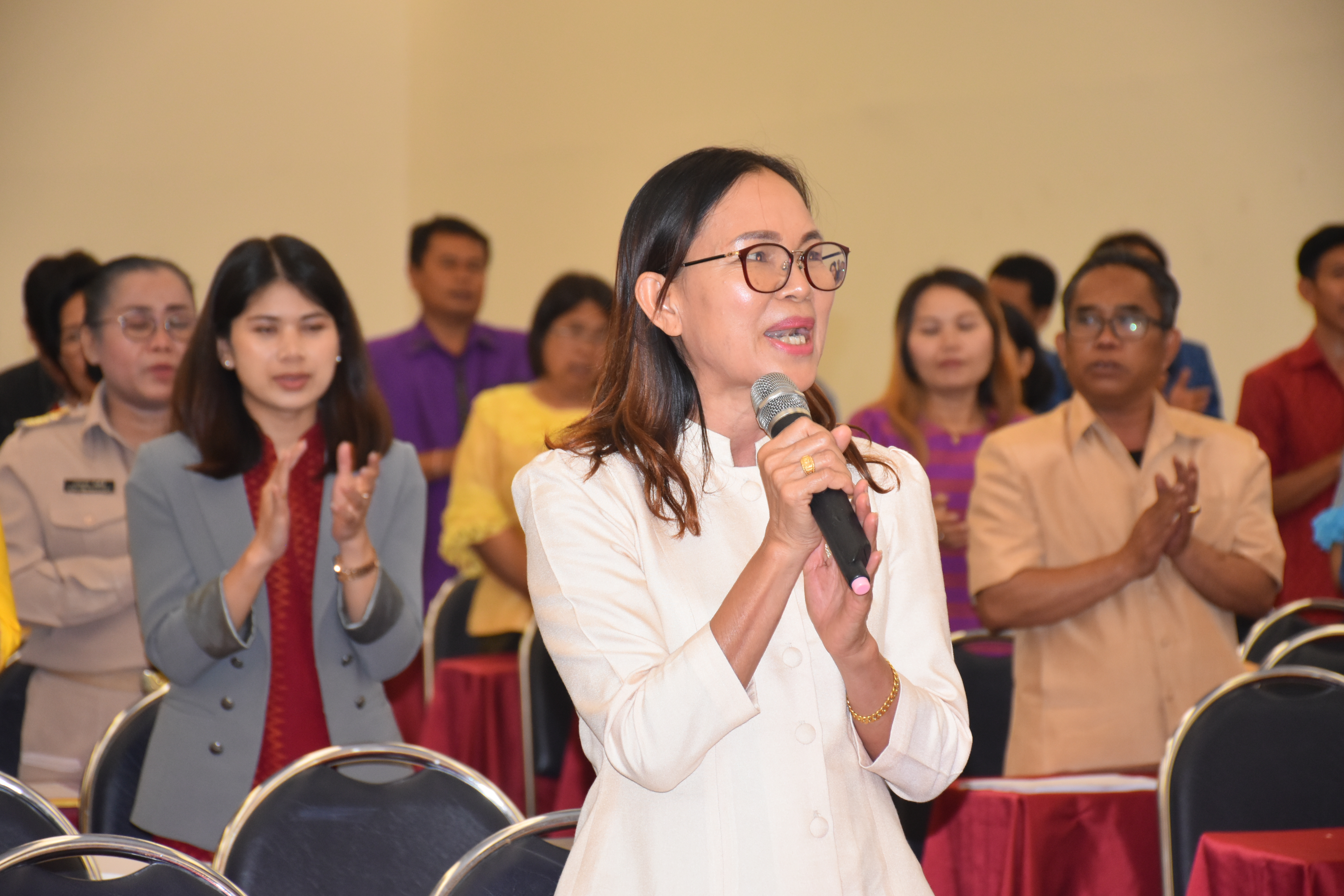 26 ธันวาคม 2562 พัฒนาชุมชนจังหวัดมหาสารคาม ประชุมเชิงปฏิบัติการสื่อสารทิศทางการพัฒนาชุมชน สำนักงานพัฒนาชุมชนจังหวัดมหาสารคาม ประจำปีงบประมาณ พ.ศ. 2563