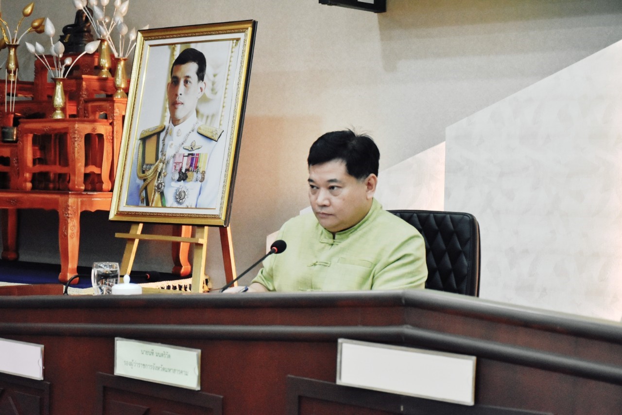 @ มหาสารคาม เมืองตักสิลานคร 18 ธันวาคม 2562 ผู้ตรวจราชการกระทรวงมหาดไทย(นายทวีป บุตรโพธิ์) ตรวจติดตามผลการดำเนินงานของจังหวัดมหาสารคาม