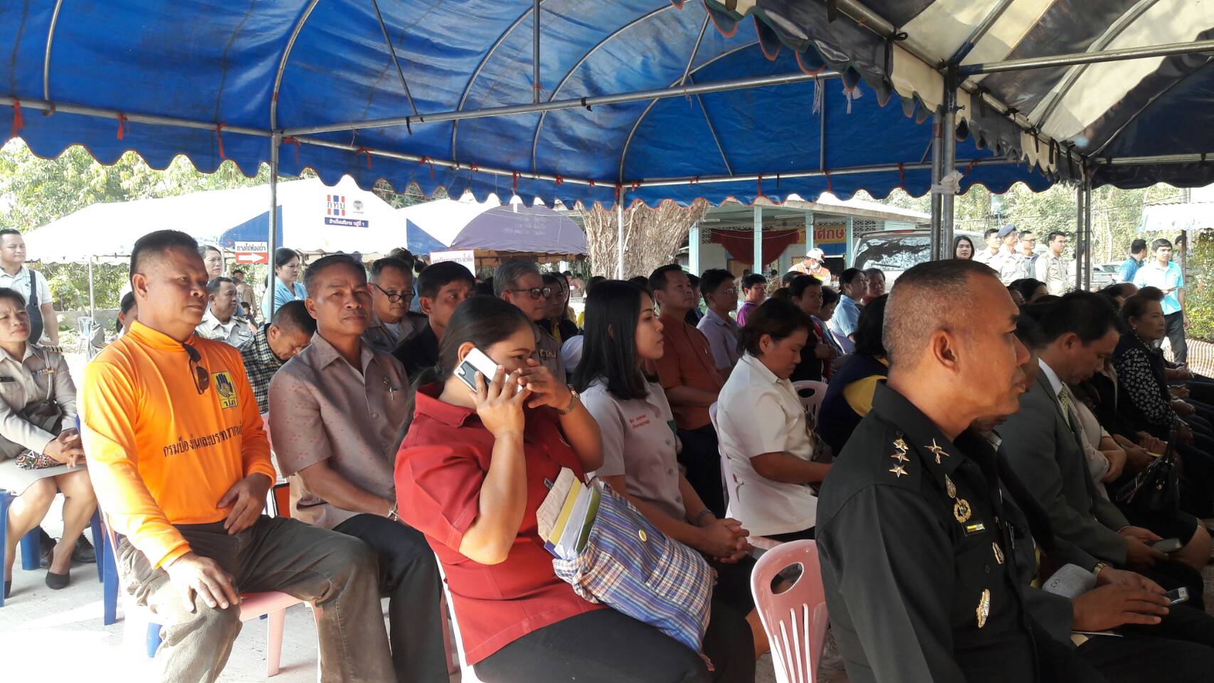 22 มกราคม​ 2563​ เวลา 09.00 น. โครงการปกป้องและเชิดชูสถาบันพระมหากษัตริย์​และหน่วยบำบัดทุกข์​บำรุงสุข​ สร้างรอยยิ้มให้ประชาชนจังหวัดมหาสารคาม​ ณ โรงเรียนโนนศรีภิบาล​  ต.โนนภิบาล​ อ.แกดำ​ จ.มหาสารคาม​