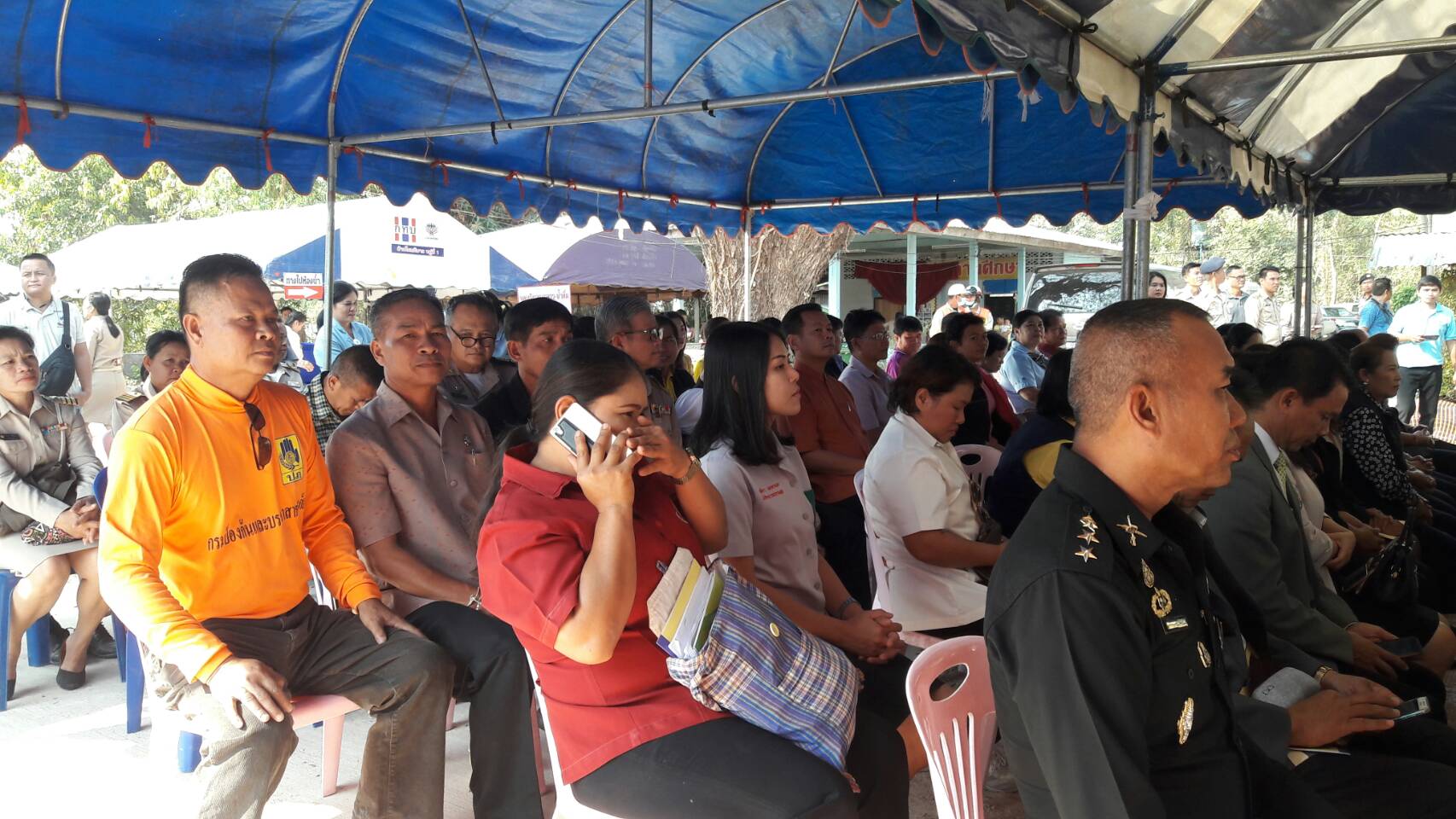 22 มกราคม​ 2563​ เวลา 09.00 น. โครงการปกป้องและเชิดชูสถาบันพระมหากษัตริย์​และหน่วยบำบัดทุกข์​บำรุงสุข​ สร้างรอยยิ้มให้ประชาชนจังหวัดมหาสารคาม​ ณ โรงเรียนโนนศรีภิบาล​  ต.โนนภิบาล​ อ.แกดำ​ จ.มหาสารคาม​