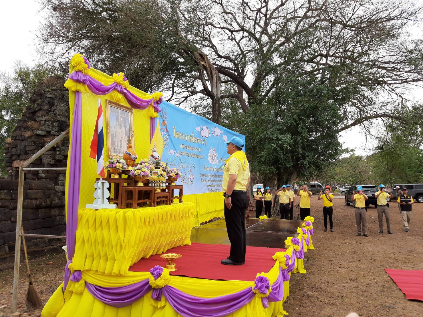 ๖ มีนาคม ๒๕๖๓ โครงการจิตอาสาหน่วยพระราชทาน และประชาชนจิตอาสา เราทำความดี เพื่อชาติ ศาสน์ กษัตริย์ เนื่องในวันสถาปนากระทรวงยุติธรรม ครบรอบ ๑๒๙ ปี