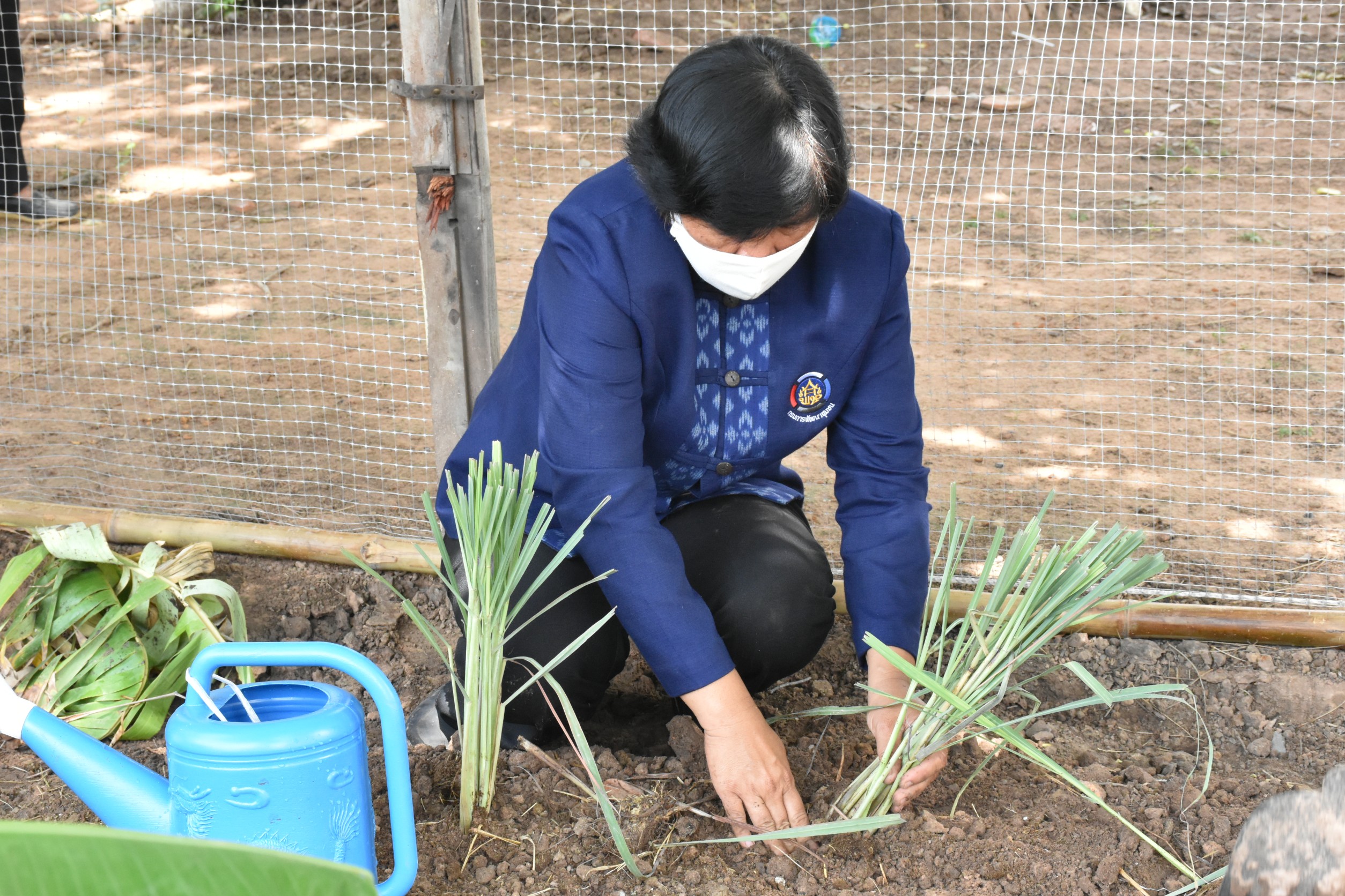 29 พฤษภาคม 2563 “เอามื้อสามัคคี” พช.มหาสารคาม ขับเคลื่อนกิจกรรมขยายผลปลูกผักสวนครัวจากวัดสู่ชุมชน ตามหลัก “บวร” วัดต้นแบบระดับจังหวัด ตามแผนปฏิบัติการ “90 วัน ปลูกผักสวนครัว เพื่อสร้างความมั่นคงทางอาหาร” ณ วัดพุทธไชยาราม บ้านเขียบ ม.3 ต.ขามเรียง อ.กันทรวิชัย จ.มหาสารคาม