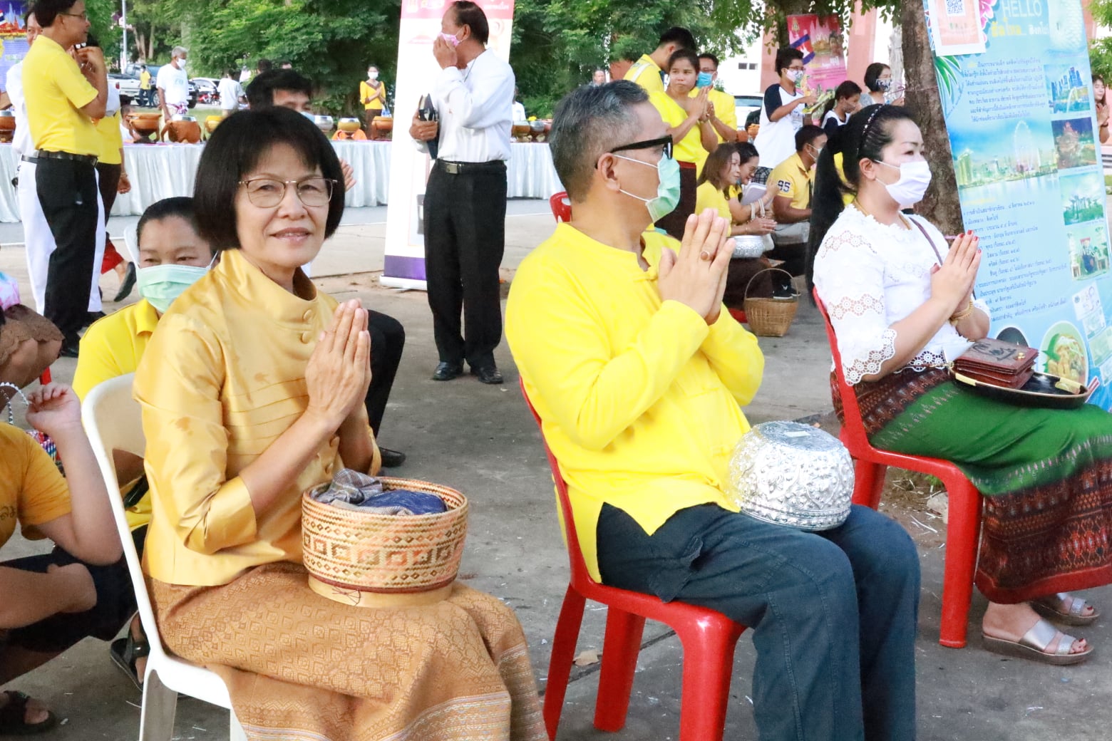 @ มหาสารคามเมืองแห่งความสุข พช.มค. ร่วมพิธีงานบุญซำฮะ ซำฮะกาย ซำฮะใจ ต้านภัยโควิด19 จังหวัดมหาสารคาม ประจำปี 2563ระหว่างวันที่ 20-21 มิถุนายน 2563 ณ หอพระประธานกันทรวิชัย หน้าที่ว่าการอำเภอเมืองมหาสารคาม อำเภอเมืองมหาสารคาม จังหวัดมหาสารคาม
