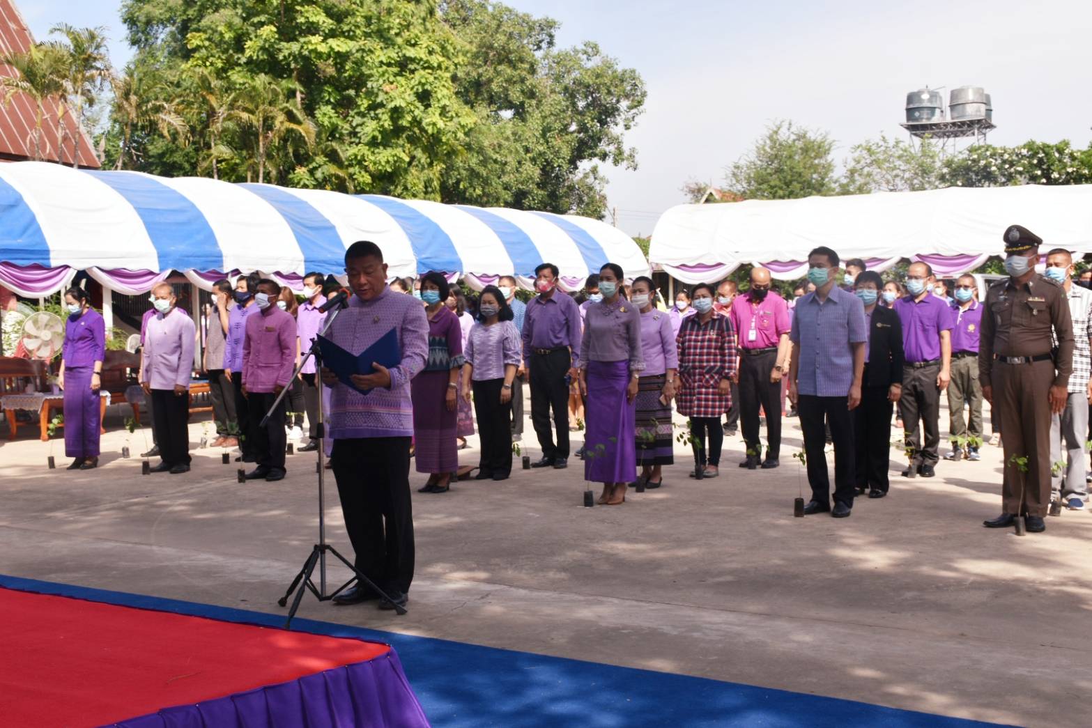 26 มิถุนายน 2563 พช.มค. ร่วมกับอำเภอโกสุมพิสัย และองค์การบริหารส่วนตำบลดอนกลาง อำเภอโกสุมพิสัย จังหวัดมหาสารคาม ดำเนินโครงการรวมพลังสตรีอาสาพัฒนา ปลูกป่าเฉลิมพระเกียรติ เนื่องในโอกาสวันเฉลิมพระชนมพรรษา สมเด็จพระนางเจ้าสุทิดา พัชรสุธาพิมลลักษณ พระบรมราชินี