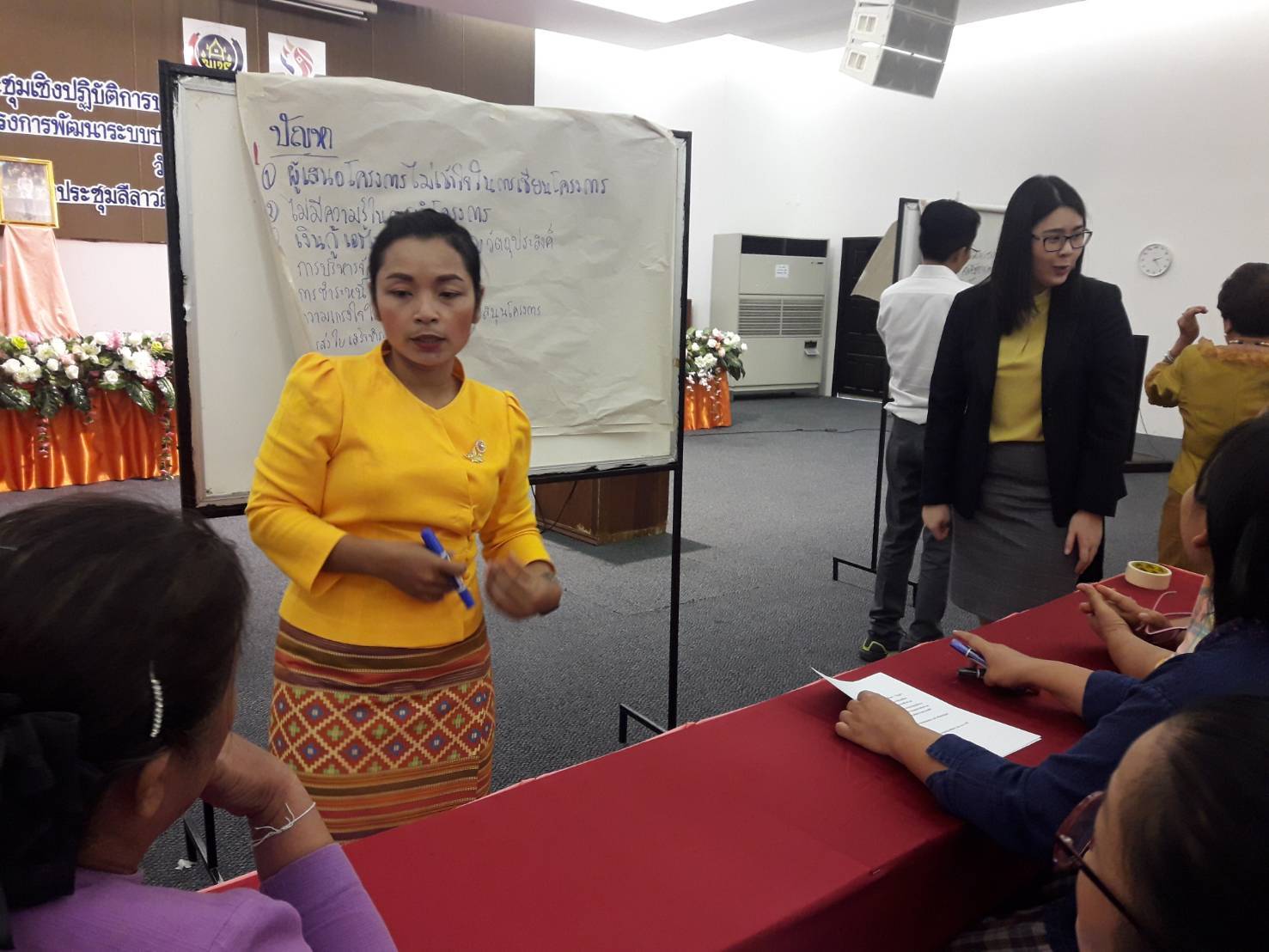  10 กรกฎาคม 2563 พช.มค. ดำเนินโครงการการพัฒนาระบบบริหารจัดการกองทุนและการประเมินผลทุนหมุนเวียน กิจกรรมที่1 ประชุมเชิงปฏิบัติการประเมินผลทุนหมุนเวียนกองทุนพัฒนาบทบาทสตรี ประจำปี 2563