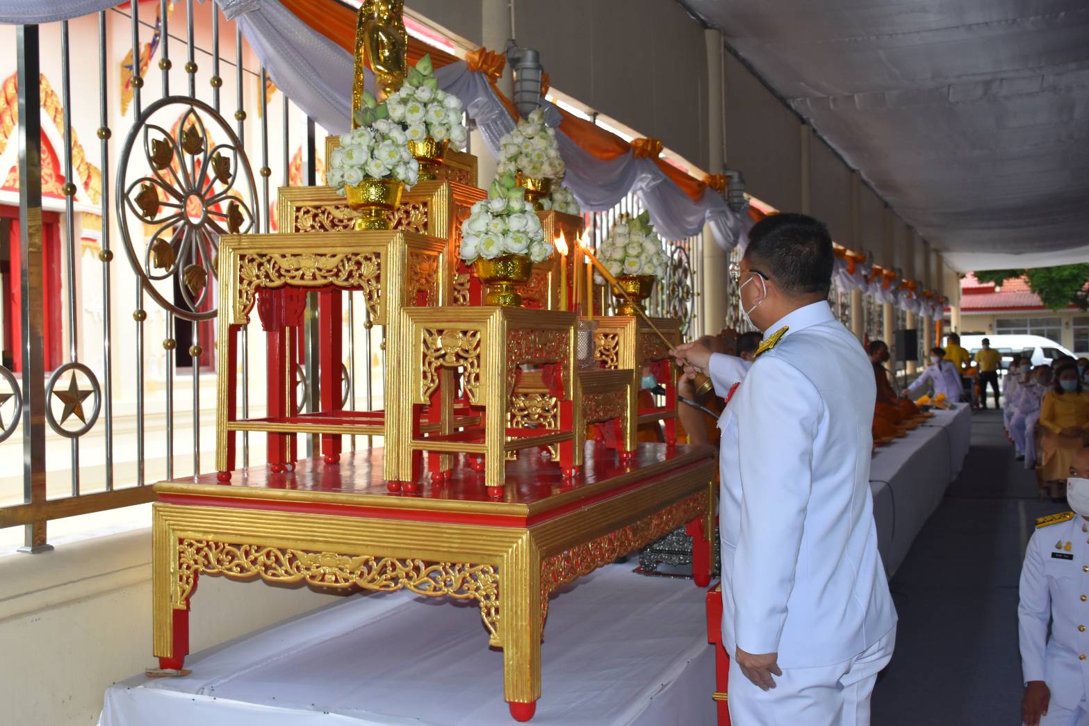 พช.มหาสารคาม : ร่วมกิจกรรมเฉลิมพระเกียรติเนื่องในโอกาสวันเฉลิมพระชนมพรรษาพระบาทสมเด็จพระเจ้าอยู่หัว 28 กรกฎาคม 2563