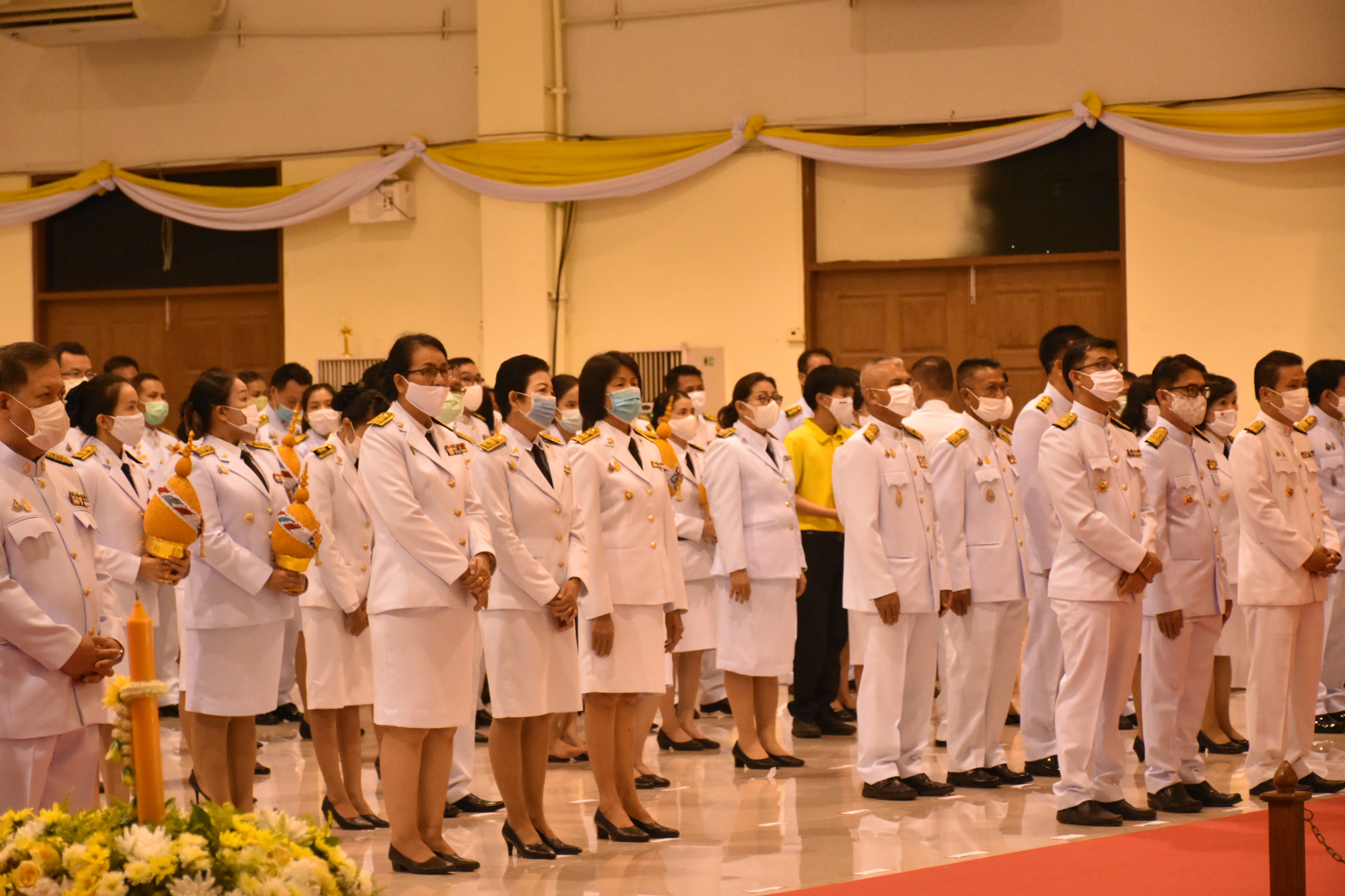 พช.มหาสารคาม : ร่วมกิจกรรมเฉลิมพระเกียรติเนื่องในโอกาสวันเฉลิมพระชนมพรรษาพระบาทสมเด็จพระเจ้าอยู่หัว 28 กรกฎาคม 2563