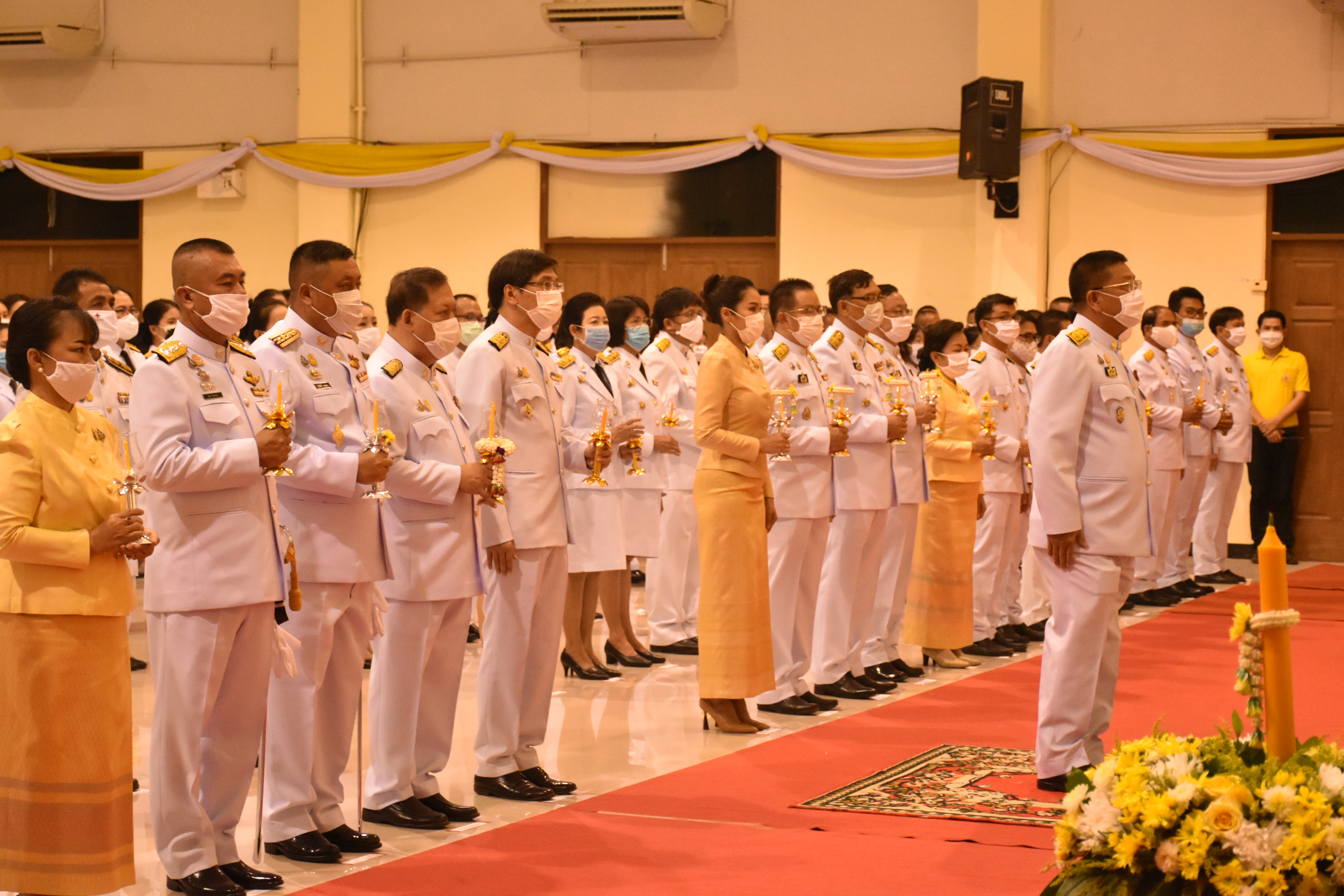 พช.มหาสารคาม : ร่วมกิจกรรมเฉลิมพระเกียรติเนื่องในโอกาสวันเฉลิมพระชนมพรรษาพระบาทสมเด็จพระเจ้าอยู่หัว 28 กรกฎาคม 2563