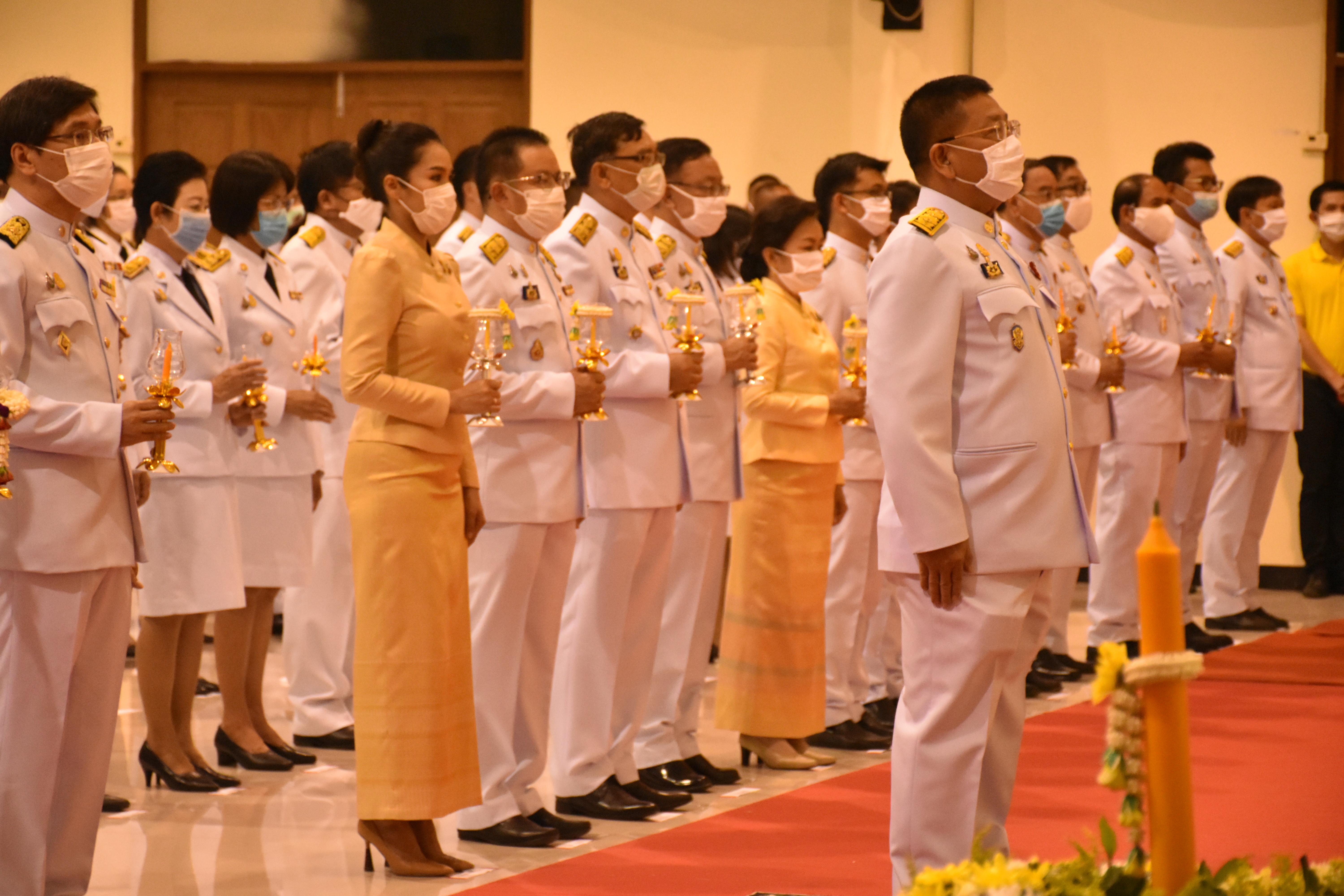 พช.มหาสารคาม : ร่วมกิจกรรมเฉลิมพระเกียรติเนื่องในโอกาสวันเฉลิมพระชนมพรรษาพระบาทสมเด็จพระเจ้าอยู่หัว 28 กรกฎาคม 2563