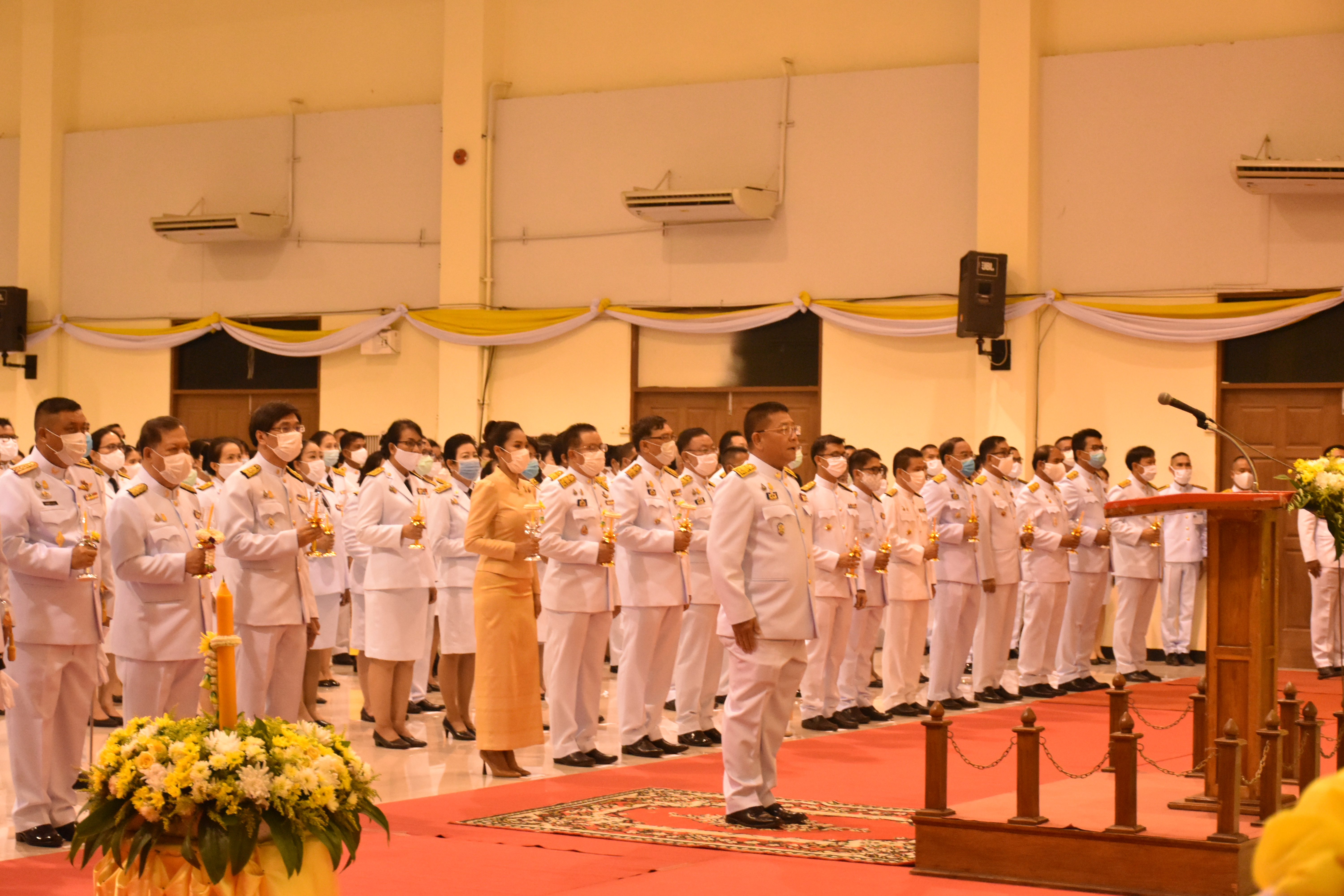 พช.มหาสารคาม : ร่วมกิจกรรมเฉลิมพระเกียรติเนื่องในโอกาสวันเฉลิมพระชนมพรรษาพระบาทสมเด็จพระเจ้าอยู่หัว 28 กรกฎาคม 2563