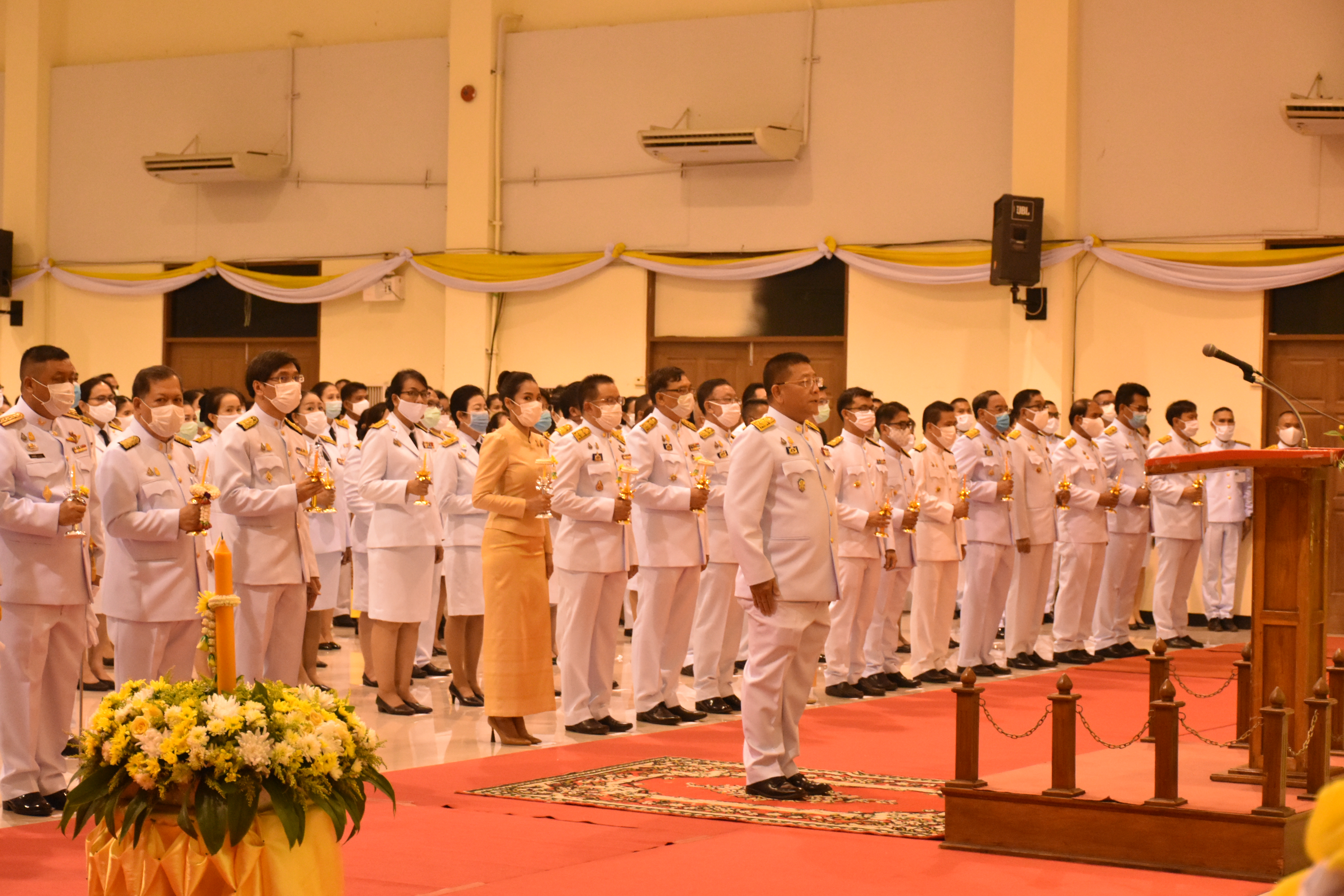 พช.มหาสารคาม : ร่วมกิจกรรมเฉลิมพระเกียรติเนื่องในโอกาสวันเฉลิมพระชนมพรรษาพระบาทสมเด็จพระเจ้าอยู่หัว 28 กรกฎาคม 2563