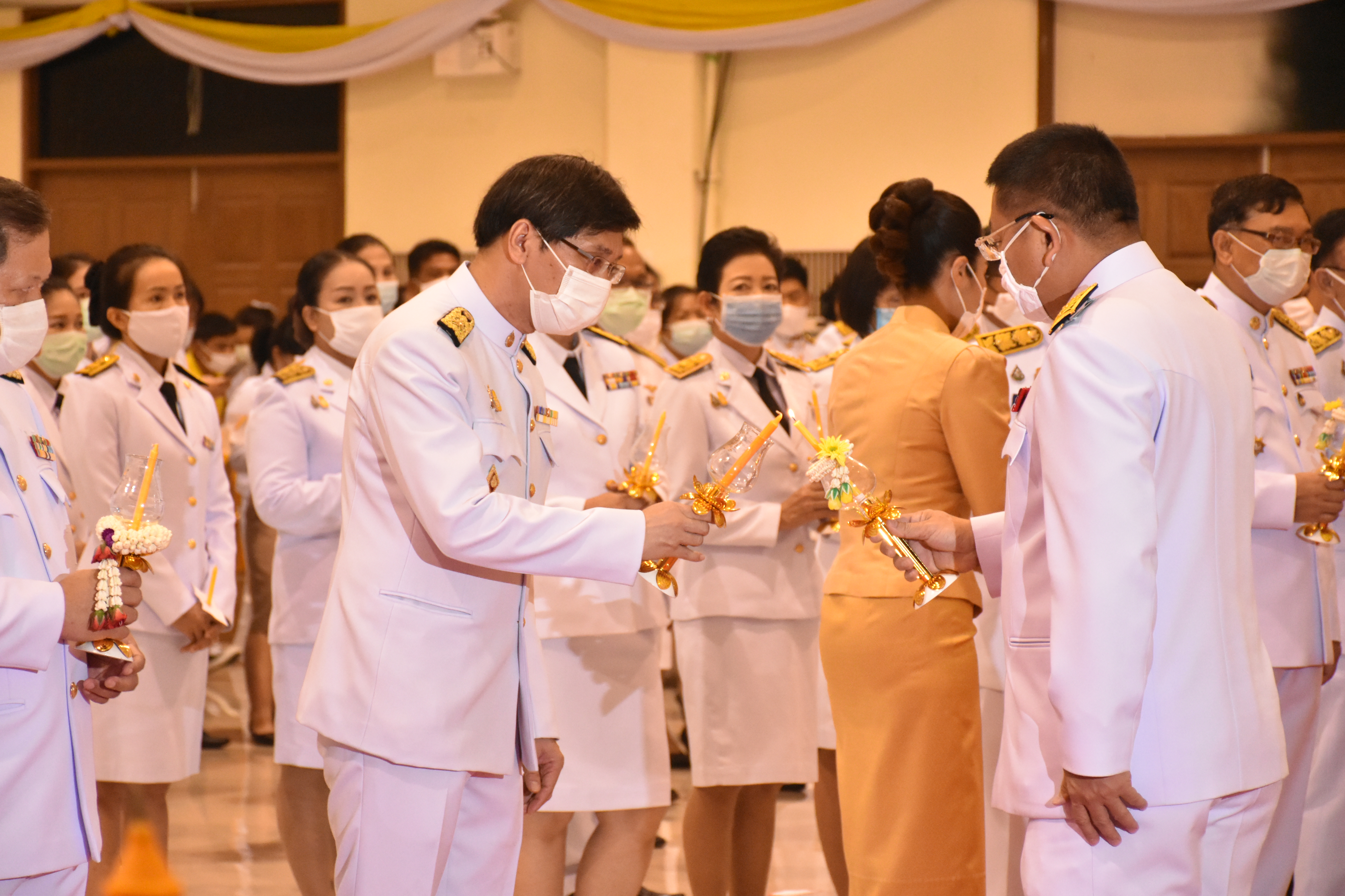 พช.มหาสารคาม : ร่วมกิจกรรมเฉลิมพระเกียรติเนื่องในโอกาสวันเฉลิมพระชนมพรรษาพระบาทสมเด็จพระเจ้าอยู่หัว 28 กรกฎาคม 2563