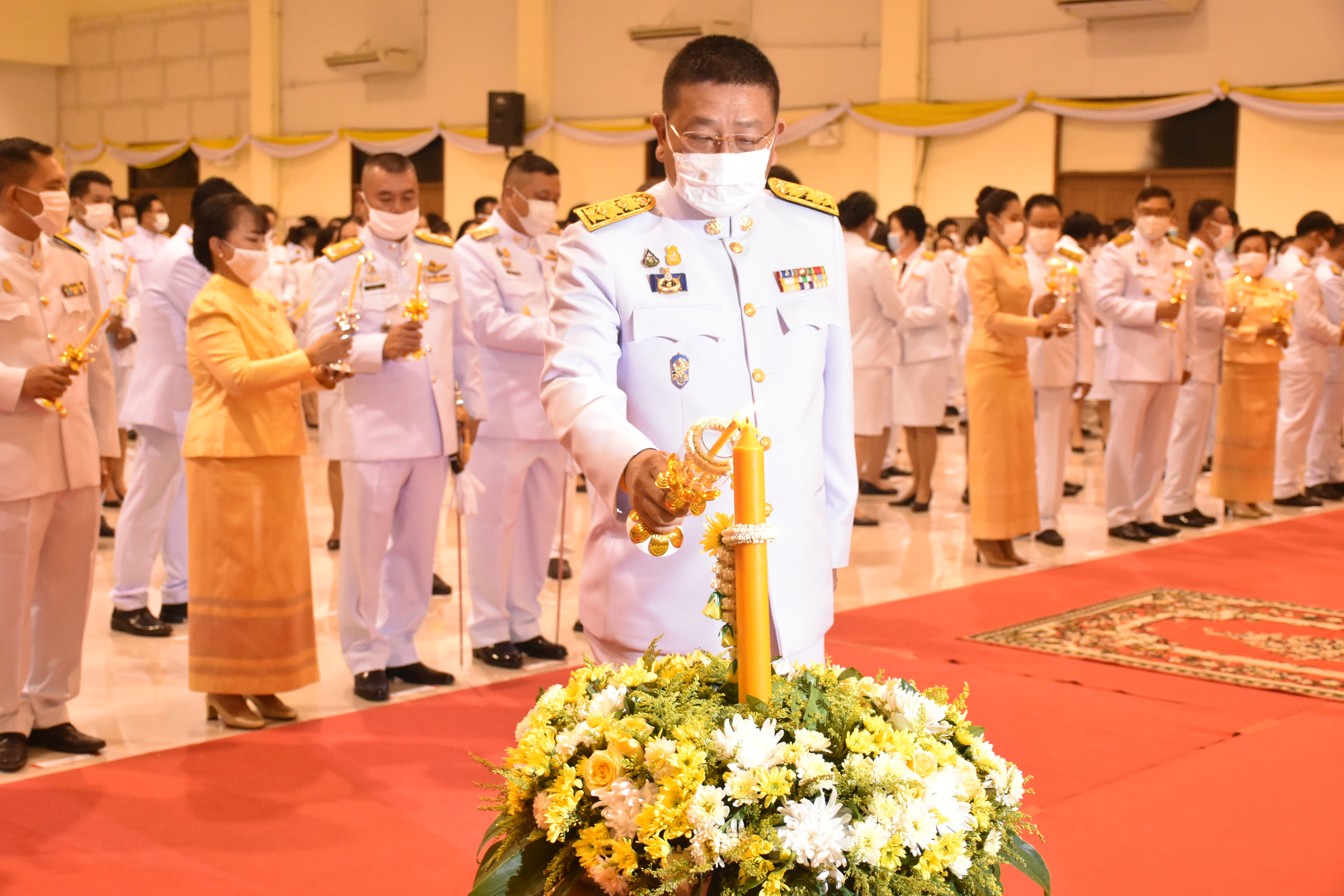 พช.มหาสารคาม : ร่วมกิจกรรมเฉลิมพระเกียรติเนื่องในโอกาสวันเฉลิมพระชนมพรรษาพระบาทสมเด็จพระเจ้าอยู่หัว 28 กรกฎาคม 2563