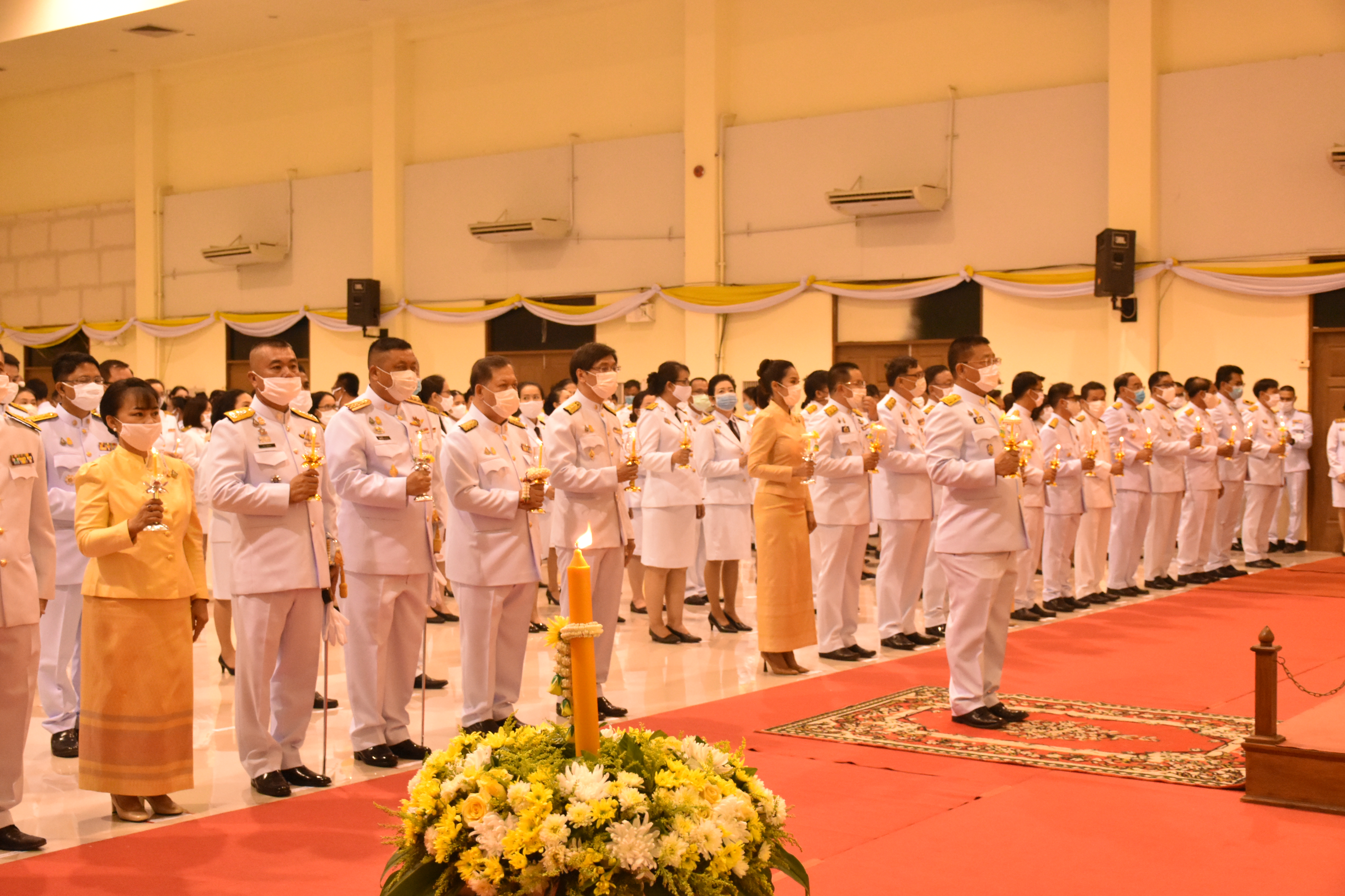 พช.มหาสารคาม : ร่วมกิจกรรมเฉลิมพระเกียรติเนื่องในโอกาสวันเฉลิมพระชนมพรรษาพระบาทสมเด็จพระเจ้าอยู่หัว 28 กรกฎาคม 2563