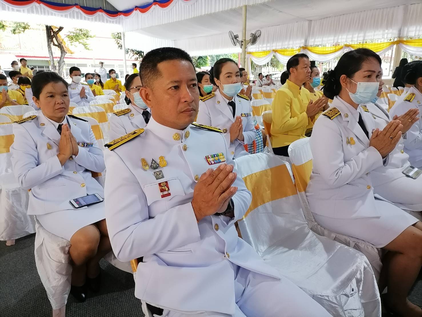 13 ตุลาคม 2563 พช.มหาสารคาม ร่วมกิจกรรมน้อมรำลึกเนื่องในวันคล้ายวันสวรรคต พระบาทสมเด็จพระบรมชนกาธิเบศร มหาภูมิพลอดุลยเดชมหาราช บรมนาถบพิตร 13 ตุลาคม 2563