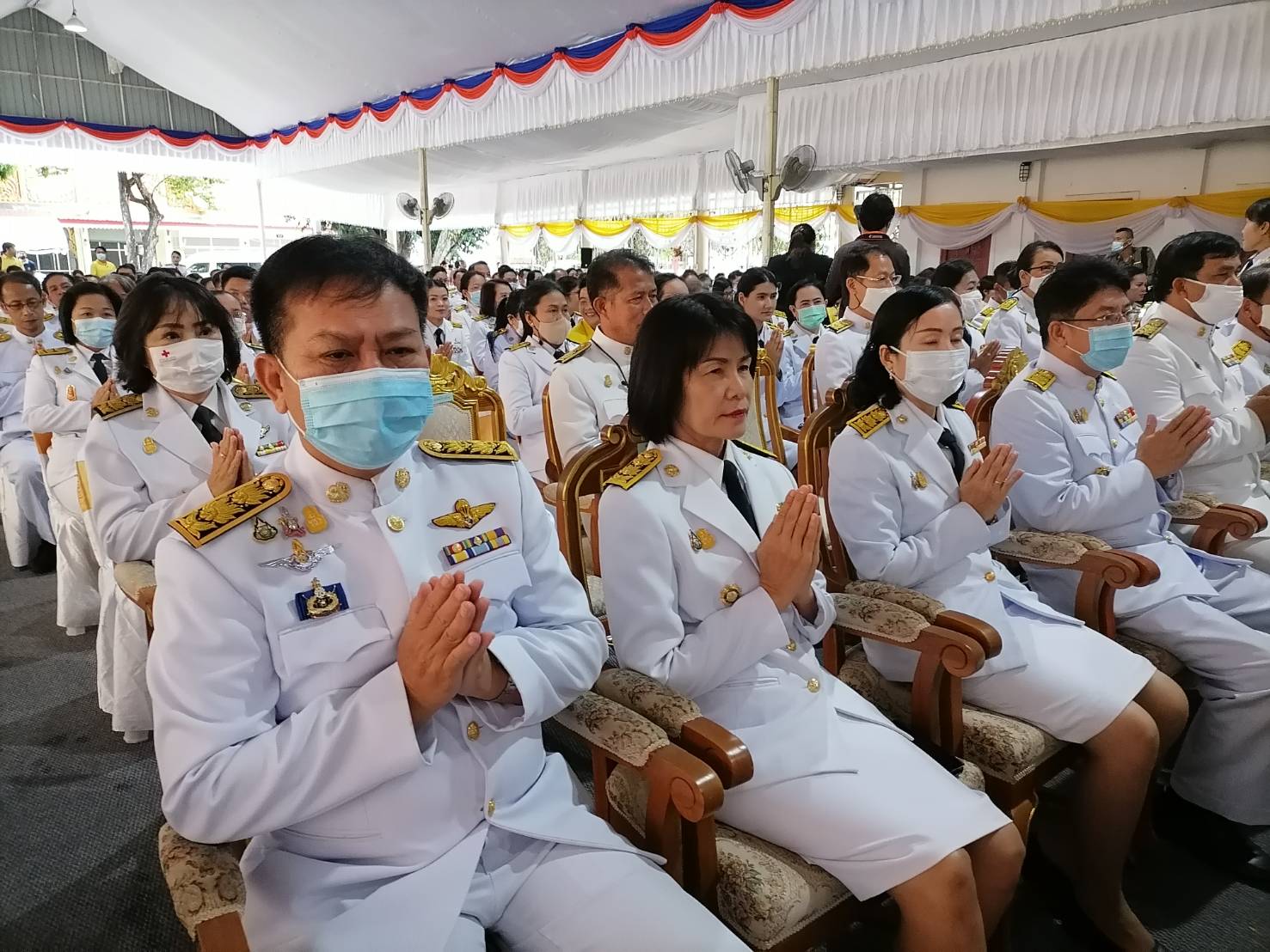 13 ตุลาคม 2563 พช.มหาสารคาม ร่วมกิจกรรมน้อมรำลึกเนื่องในวันคล้ายวันสวรรคต พระบาทสมเด็จพระบรมชนกาธิเบศร มหาภูมิพลอดุลยเดชมหาราช บรมนาถบพิตร 13 ตุลาคม 2563