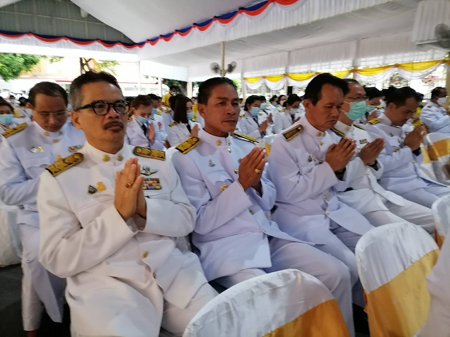 13 ตุลาคม 2563 พช.มหาสารคาม ร่วมกิจกรรมน้อมรำลึกเนื่องในวันคล้ายวันสวรรคต พระบาทสมเด็จพระบรมชนกาธิเบศร มหาภูมิพลอดุลยเดชมหาราช บรมนาถบพิตร 13 ตุลาคม 2563