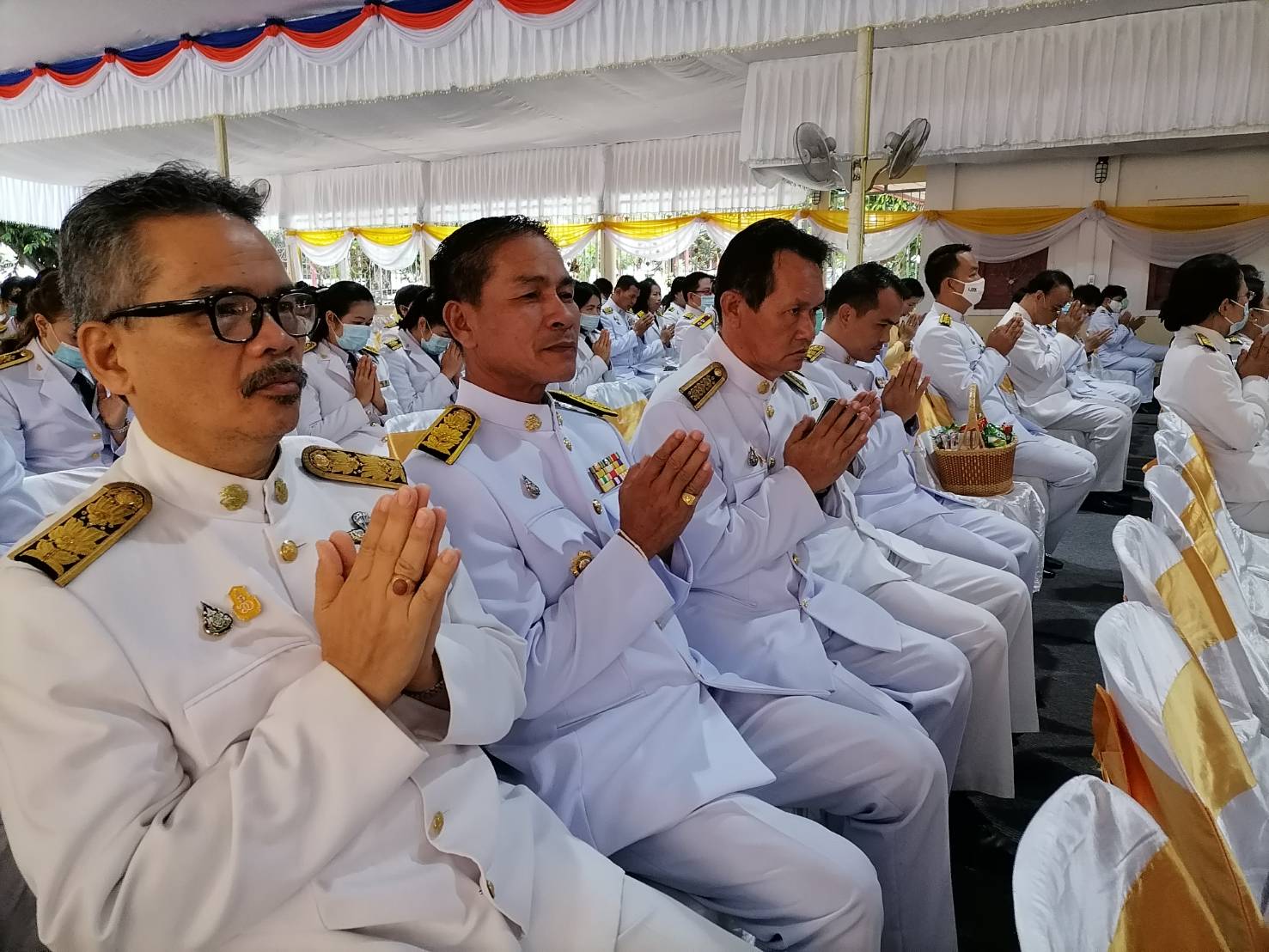 13 ตุลาคม 2563 พช.มหาสารคาม ร่วมกิจกรรมน้อมรำลึกเนื่องในวันคล้ายวันสวรรคต พระบาทสมเด็จพระบรมชนกาธิเบศร มหาภูมิพลอดุลยเดชมหาราช บรมนาถบพิตร 13 ตุลาคม 2563