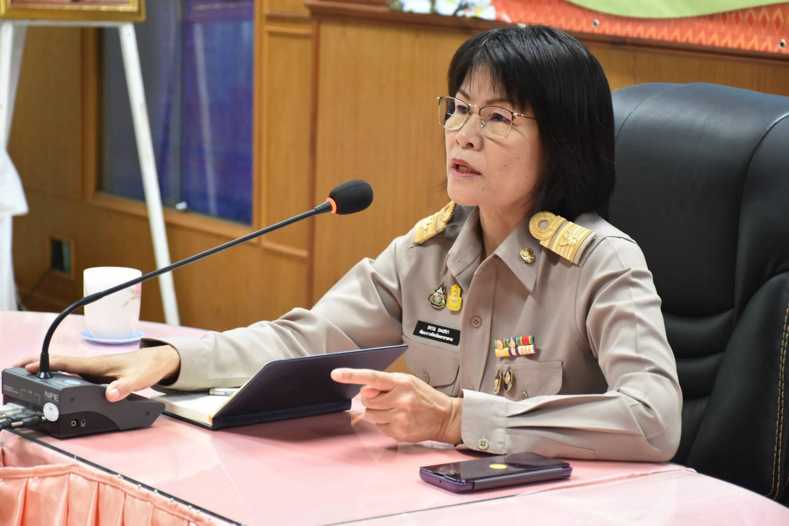 วันนี้ 5 ตุลาคม 2563 เวลา 09.00 น. พช.มหาสารคามประชุมสำนักงานพัฒนาชุมชนจังหวัดมหาสารคาม