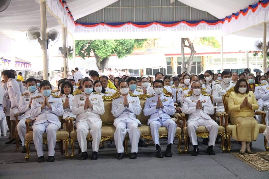 13 ตุลาคม 2563 พช.มหาสารคาม ร่วมกิจกรรมน้อมรำลึกเนื่องในวันคล้ายวันสวรรคต พระบาทสมเด็จพระบรมชนกาธิเบศร มหาภูมิพลอดุลยเดชมหาราช บรมนาถบพิตร 13 ตุลาคม 2563