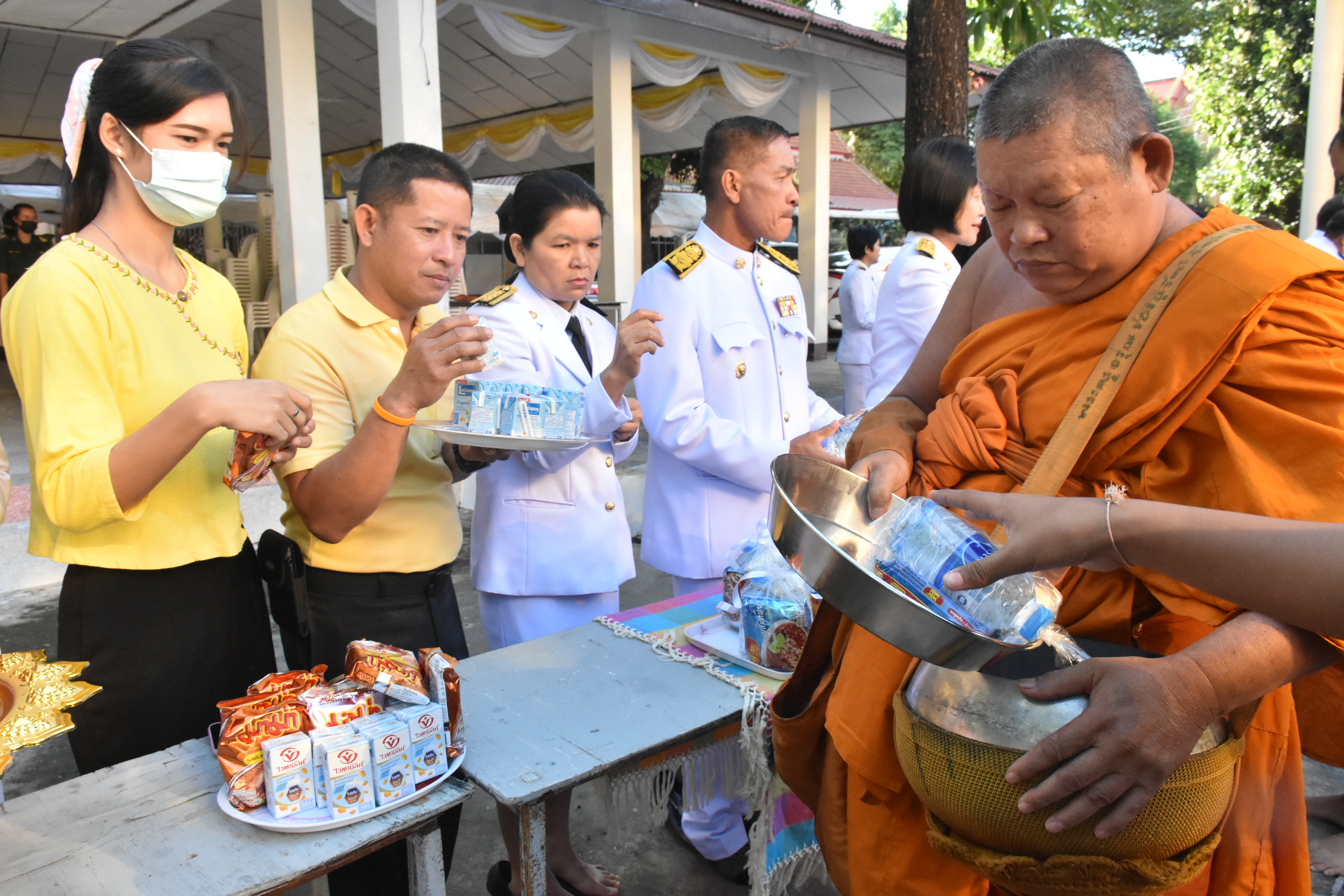 พช.มหาสารคาม ร่วมพิธีน้อมรำลึกเนื่องในวันคล้ายวันพระราชสมภพครบ 120 ปี สมเด็จพระศรีนครินทราบรมราชชนนี 21 ตุลาคม 2563