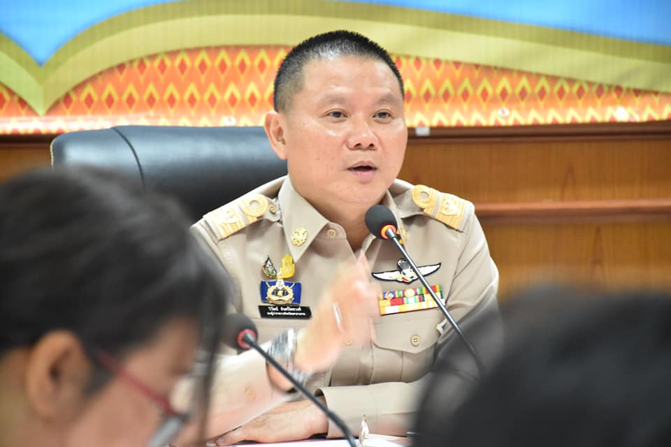 ประชุมเข้ม !! จังหวัดมหาสารคาม ประชุมเตรียมงาน “เส้นสายลายผ้า” ในงานประเพณีบุญเบิกฟ้าและงานกาชาดจังหวัดมหาสารคาม ประจำปี 2564