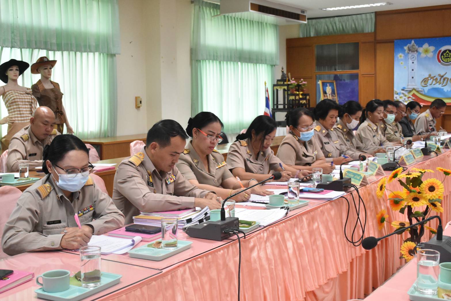 ? พช.มหาสารคาม ประชุมประจำเดือนสำนักงานพัฒนาชุมชนจังหวัดมหาสารคาม
