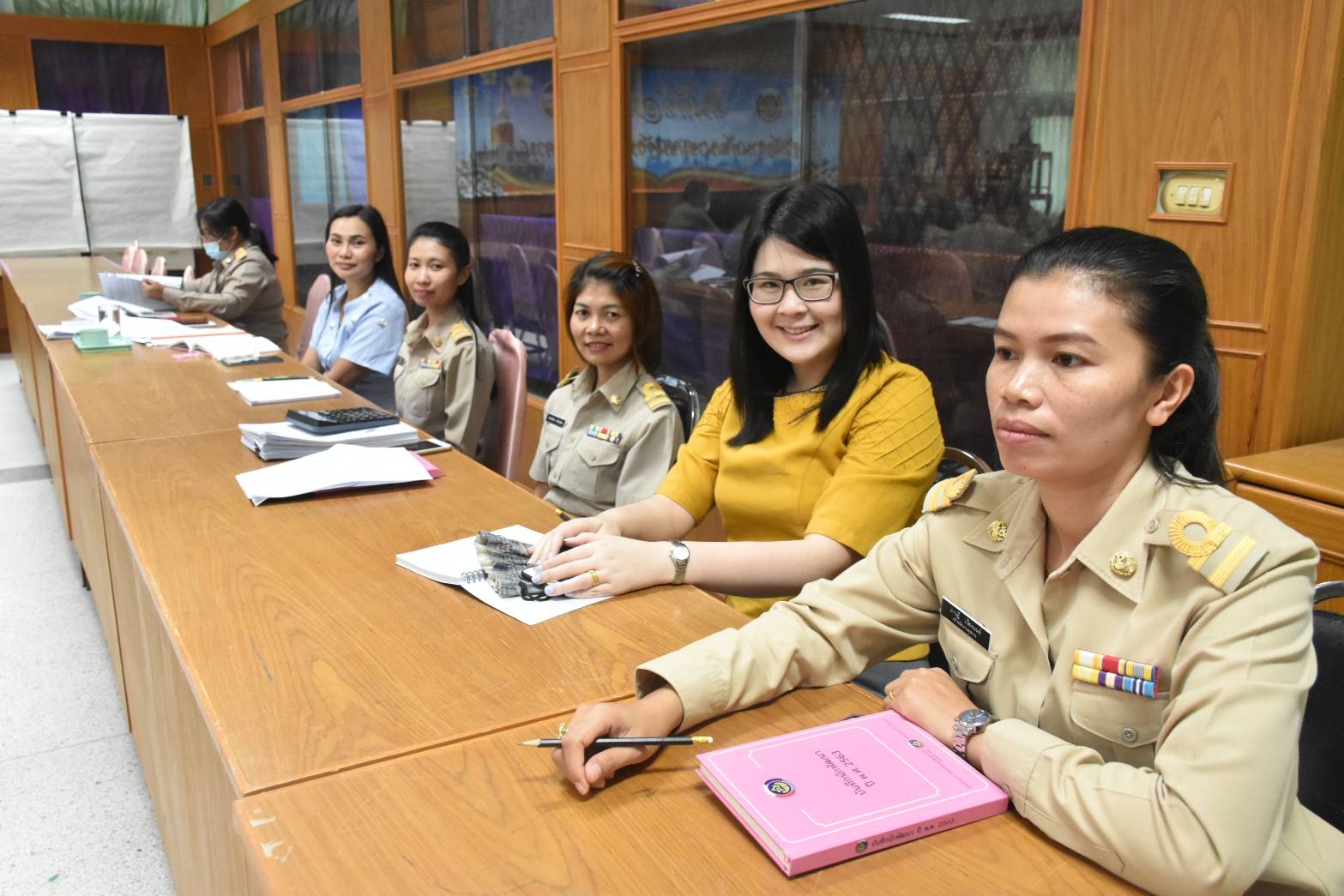 ? พช.มหาสารคาม ประชุมประจำเดือนสำนักงานพัฒนาชุมชนจังหวัดมหาสารคาม