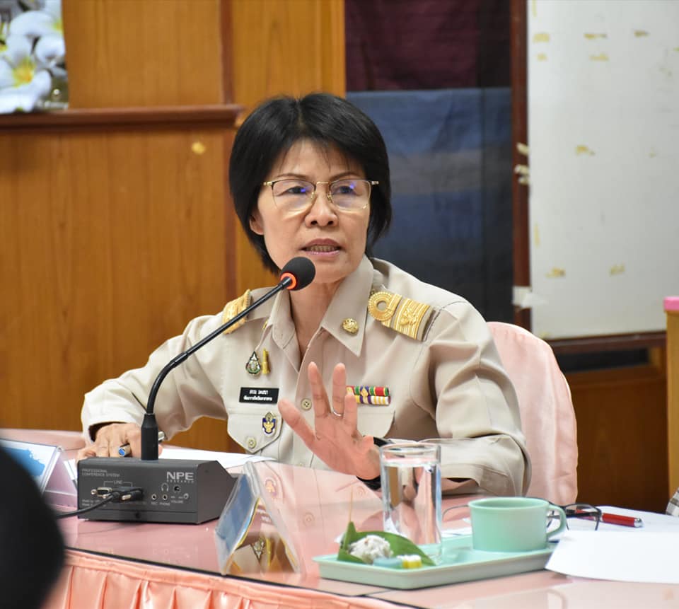 ประชุมเข้ม !! จังหวัดมหาสารคาม ประชุมเตรียมงาน “เส้นสายลายผ้า” ในงานประเพณีบุญเบิกฟ้าและงานกาชาดจังหวัดมหาสารคาม ประจำปี 2564