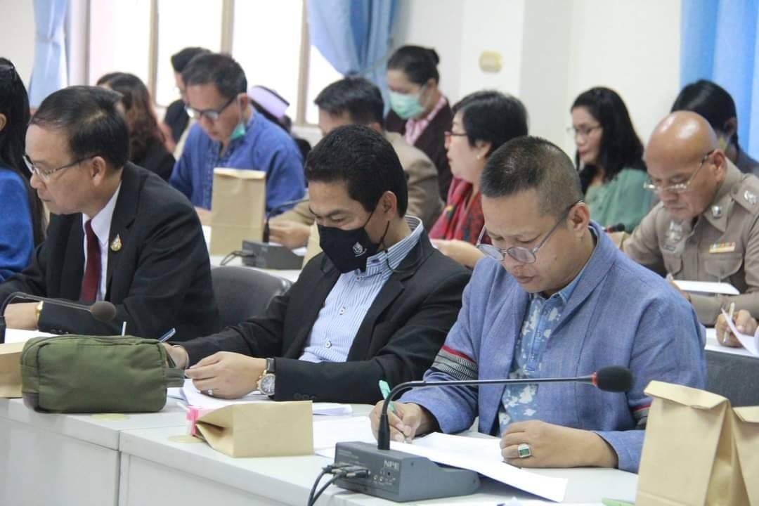 ? จังหวัดมหาสารคาม จัดประชุมคณะกรรมการจัดงานประเพณีบุญเบิกฟ้าและงานกาชาดจังหวัดมหาสารคามประจำปี 2564