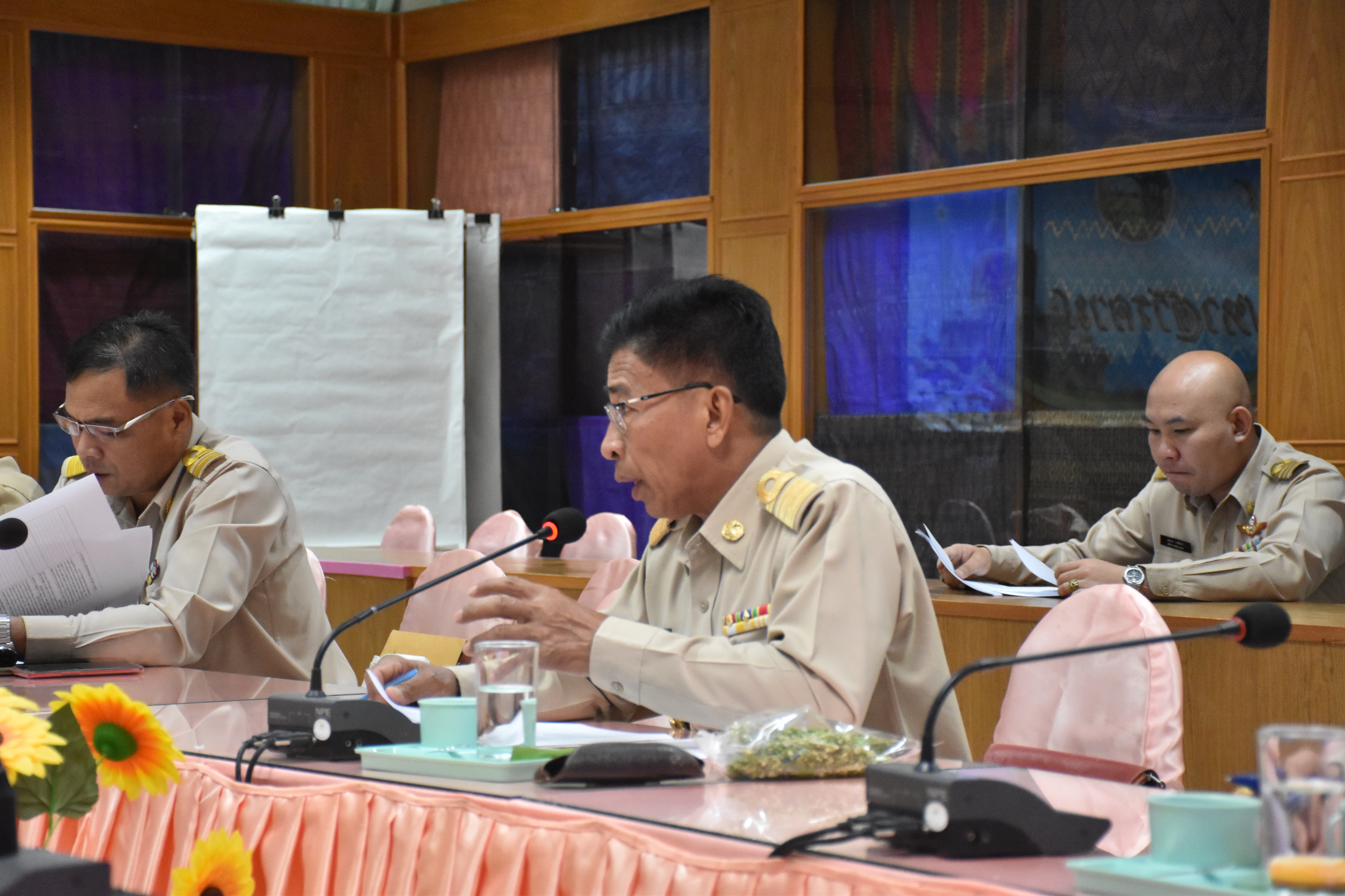 พช.มหาสารคาม​ ประชุมเตรียมความพร้อมสอบสัมภาษณ์ลูกจ้างเหมาบริการ ปฏิบัติภารกิจตามโครงการพัฒนาพื้นที่ต้นแบบการพัฒนาคุณภาพชีวิตตามหลักทฤษฎีใหม่ ประยุกต์สู่ “โคก หนอง นา โมเดล”