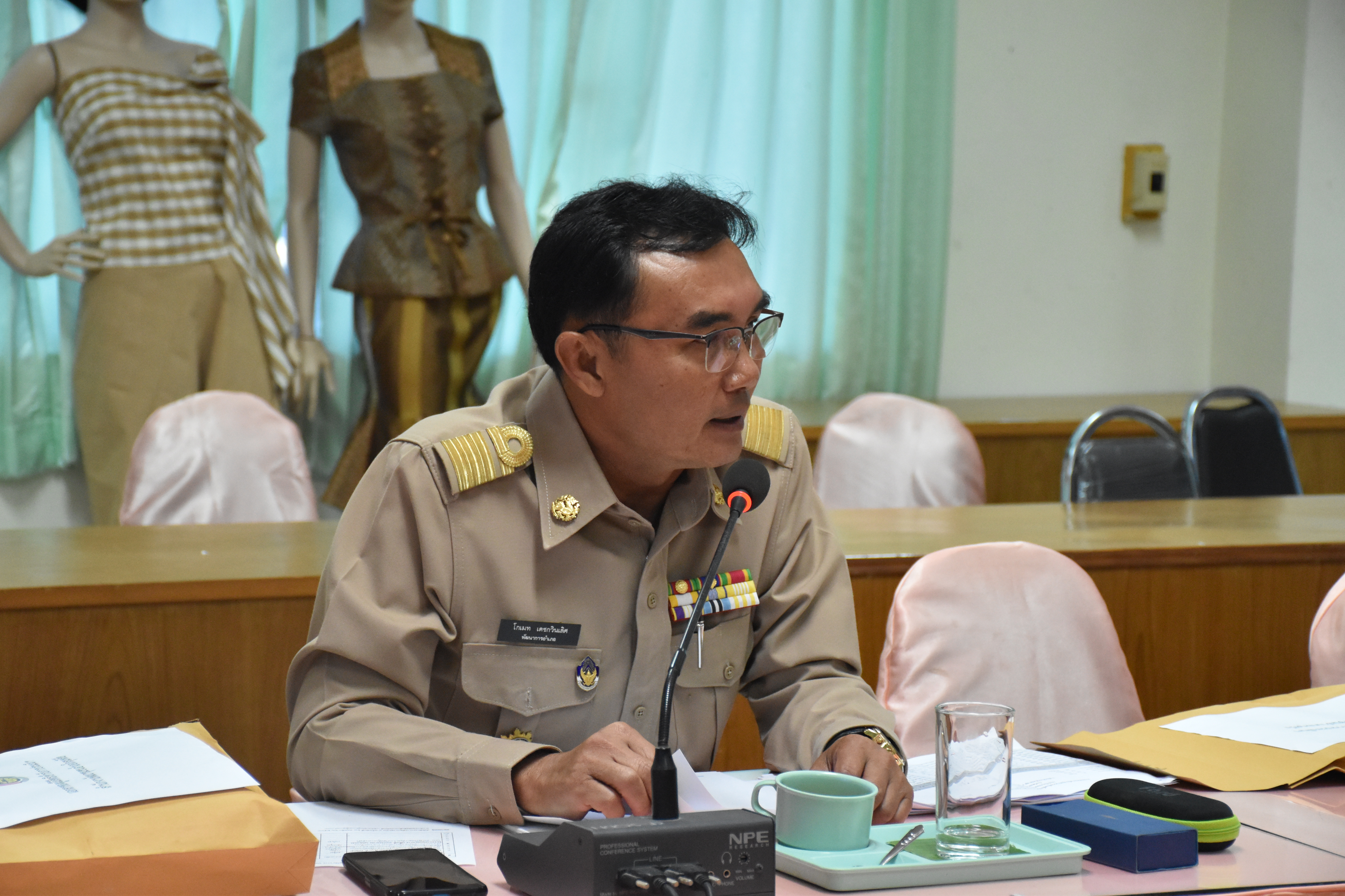 พช.มหาสารคาม​ ประชุมเตรียมความพร้อมสอบสัมภาษณ์ลูกจ้างเหมาบริการ ปฏิบัติภารกิจตามโครงการพัฒนาพื้นที่ต้นแบบการพัฒนาคุณภาพชีวิตตามหลักทฤษฎีใหม่ ประยุกต์สู่ “โคก หนอง นา โมเดล”
