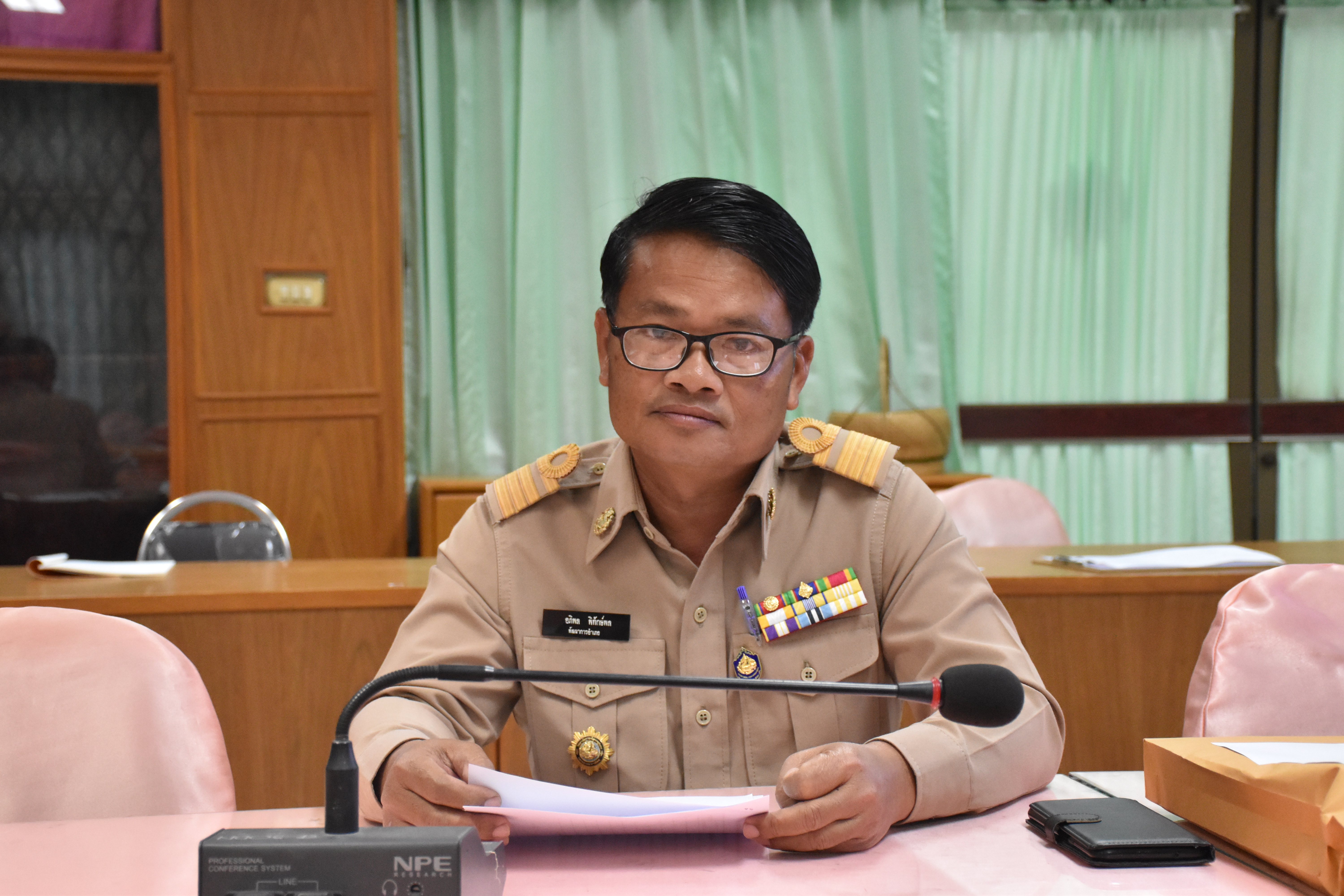 พช.มหาสารคาม​ ประชุมเตรียมความพร้อมสอบสัมภาษณ์ลูกจ้างเหมาบริการ ปฏิบัติภารกิจตามโครงการพัฒนาพื้นที่ต้นแบบการพัฒนาคุณภาพชีวิตตามหลักทฤษฎีใหม่ ประยุกต์สู่ “โคก หนอง นา โมเดล”