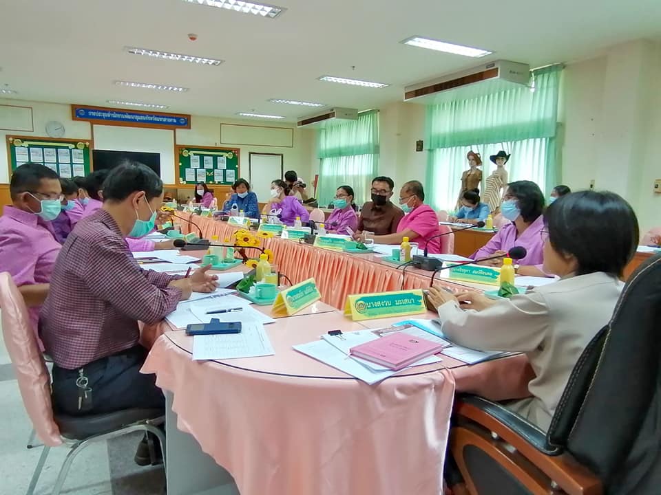 พช.มหาสารคาม ประชุมประจำเดือนสำนักงานพัฒนาชุมชนจังหวัดมหาสารคาม ครั้งที่ 12/2563