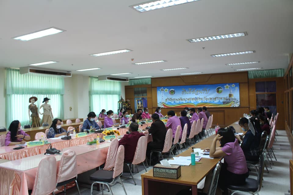 พช.มหาสารคาม ประชุมประจำเดือนสำนักงานพัฒนาชุมชนจังหวัดมหาสารคาม ครั้งที่ 12/2563