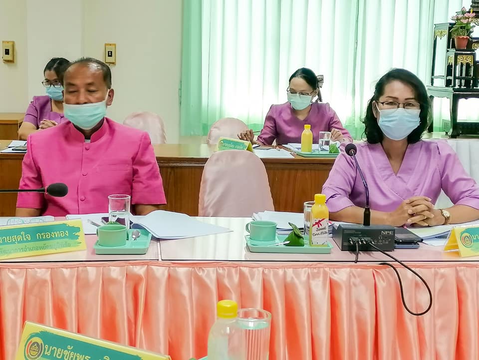 พช.มหาสารคาม ประชุมประจำเดือนสำนักงานพัฒนาชุมชนจังหวัดมหาสารคาม ครั้งที่ 12/2563