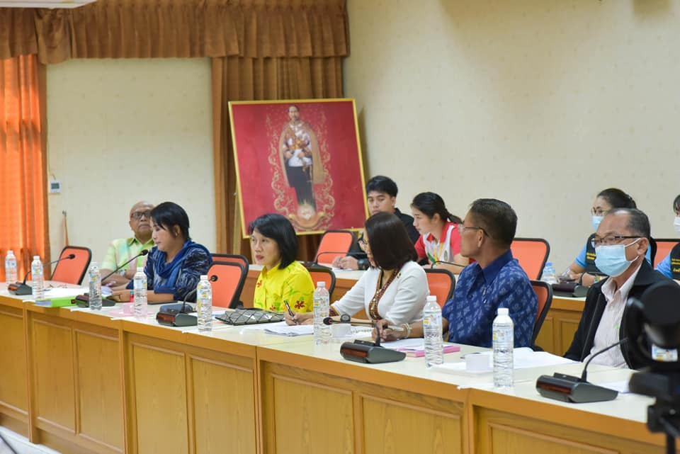 พช.มหาสารคาม ร่วมประชุมคณะกรรมการฝ่ายจัดขบวนแห่วันเปิดงานบุญเบิกฟ้าและงานกาชาดจังหวัดมหาสารคาม