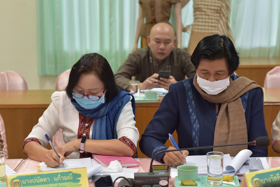 พช.มหาสารคาม จัดประชุมประจำเดือนสำนักงานพัฒนาชุมชนจังหวัดมหาสารคาม