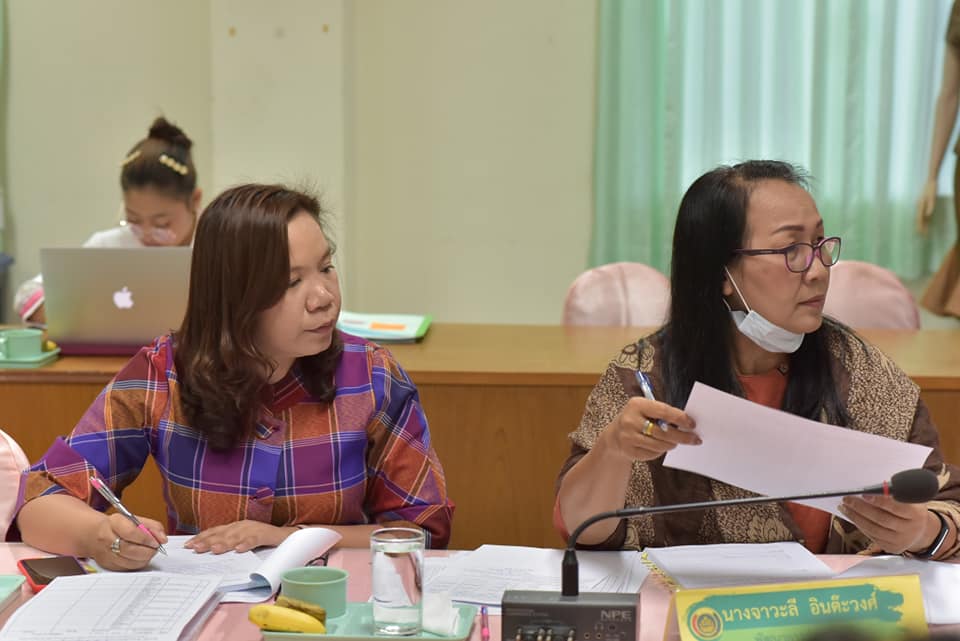 พช.มหาสารคาม จัดประชุมประจำเดือนสำนักงานพัฒนาชุมชนจังหวัดมหาสารคาม