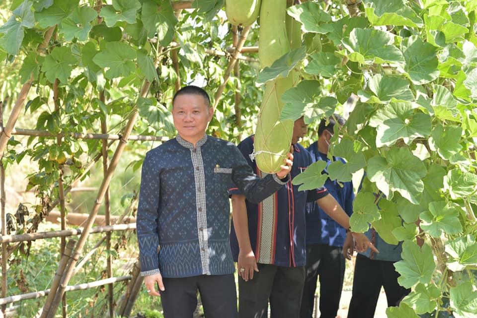 รองผู้ว่าราชการจังหวัดมหาสารคาม เปิดกิจกรรม ฝึกอบรมเพิ่มทักษะระยะสั้นการพัฒนากสิกรรมสู่ระบบเศรษฐกิจพอเพียง รูปแบบ โคก หนอง นา โมเดล รุ่นที่ 5