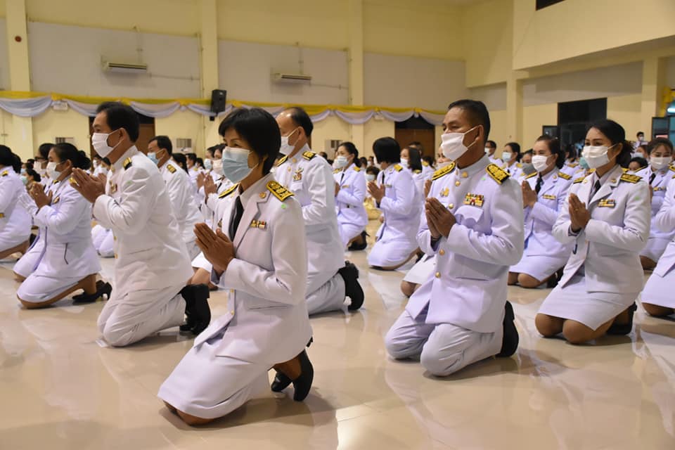 พช.มหาสารคาม ร่วมกิจกรรมเนื่องในวันคล้ายวันพระบรมราชสมภพพระบาทสมเด็จพระบรมชนกาธิเบศร มหาภูมิพลอดุลยเดชมหาราช บรมนาถบพิตร วันชาติ และวันพ่อแห่งชาติ 5 ธันวาคม 2563 ในวันเสาร์ที่ 5 ธันวาคม 2563