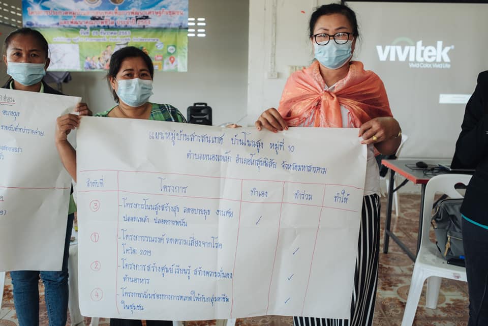 พช.มหาสารคาม  จัดโครงการประกวดหมู่บ้านสารสนเทศเพื่อการพัฒนาเศรษฐกิจชุมชนและพัฒนาคุณภาพชีวิต จังหวัดมหาสารคาม ประจำปี 2564